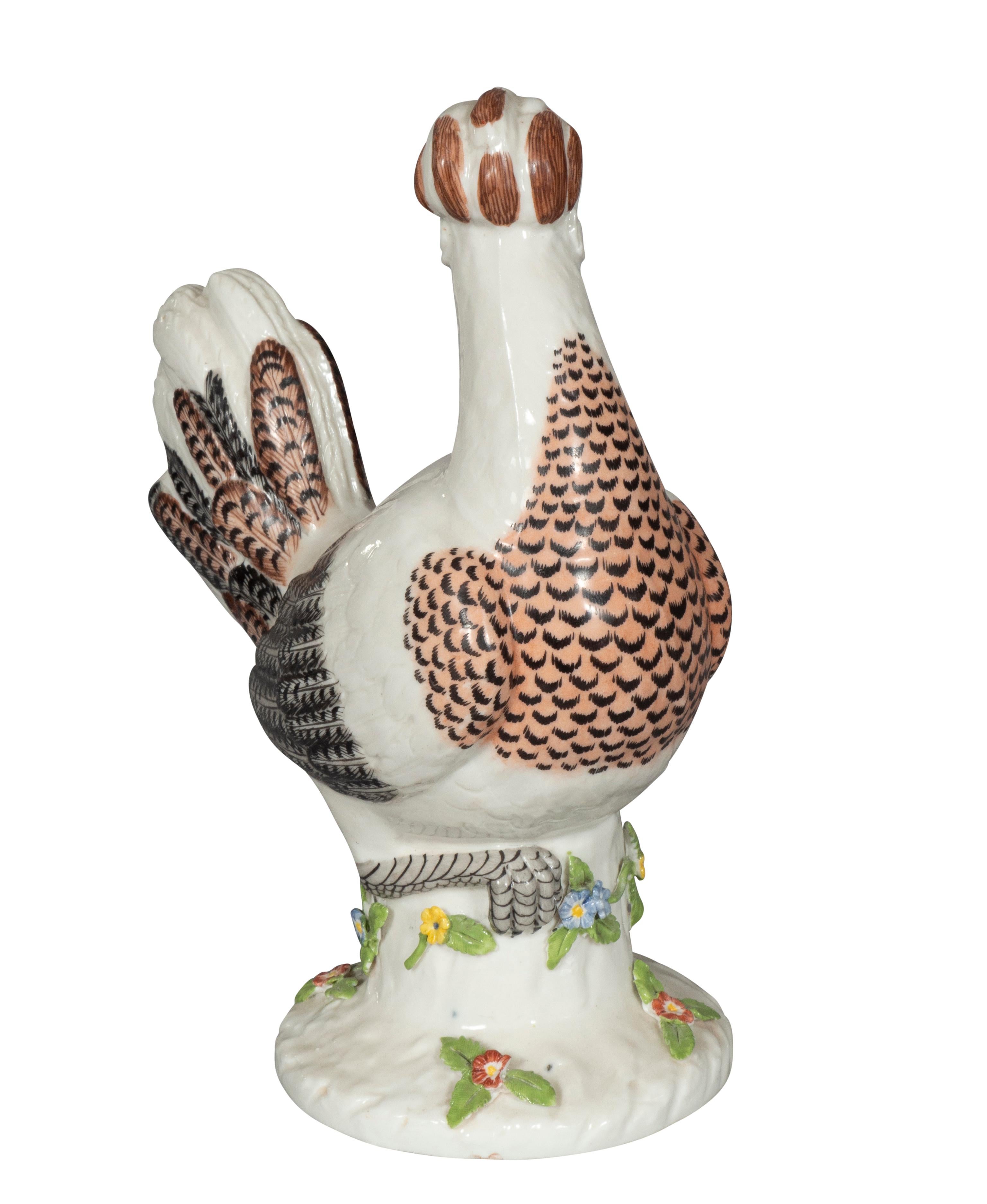 Pair of European Porcelain Roosters For Sale 9