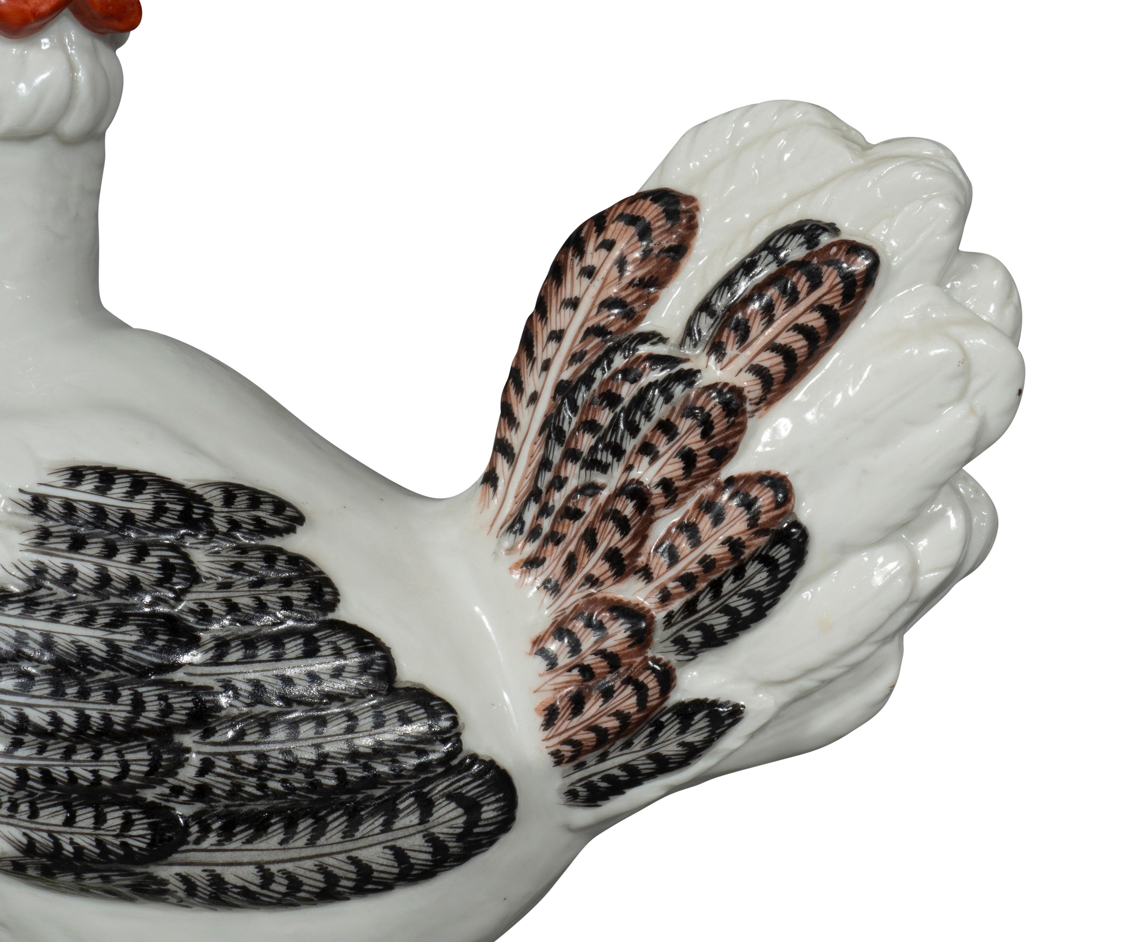 Pair of European Porcelain Roosters For Sale 13