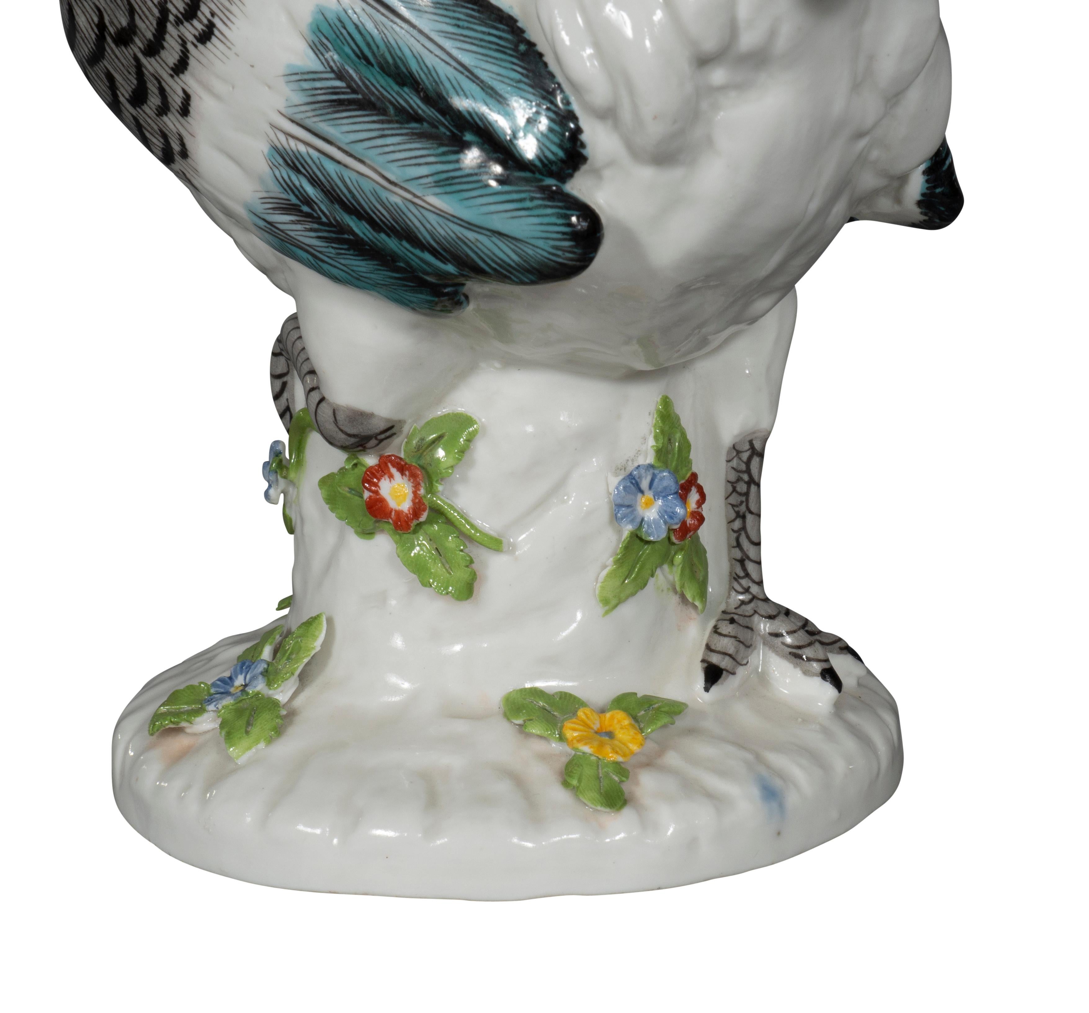 Pair of European Porcelain Roosters For Sale 4