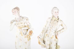 Pair of European Porcelain Statuettes