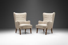 Pair of Eva and Nils Koppel Chairs for Slagelse Møbelværk, Denmark 1950s