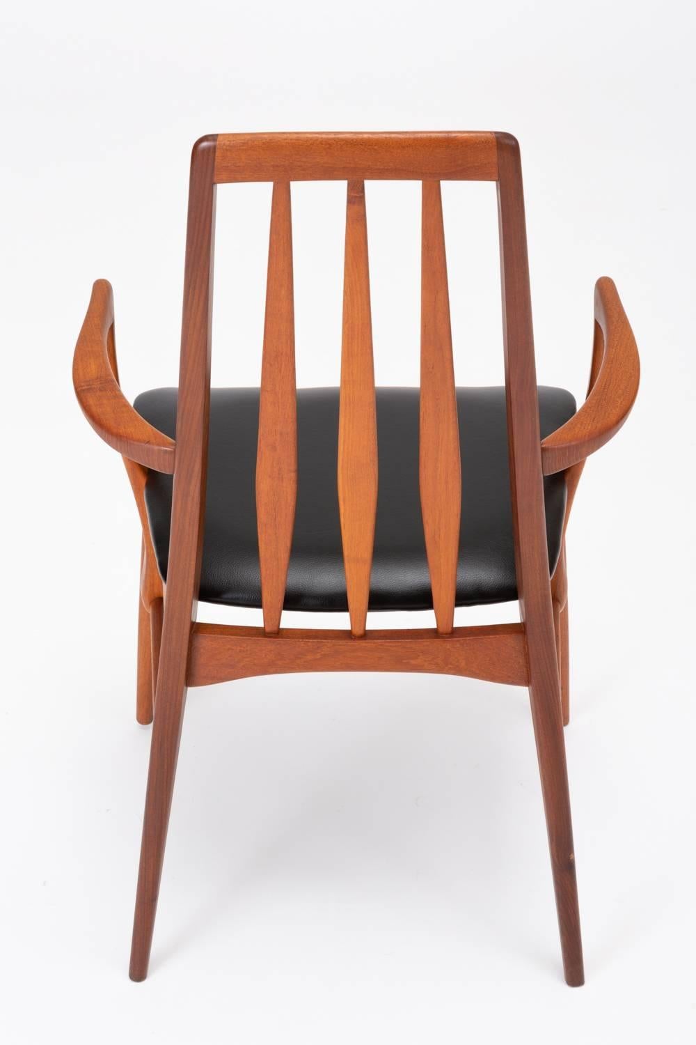 Pair of Eva Captain Chairs by Niels Koefoed for Koefoeds Mobelfabrik 2