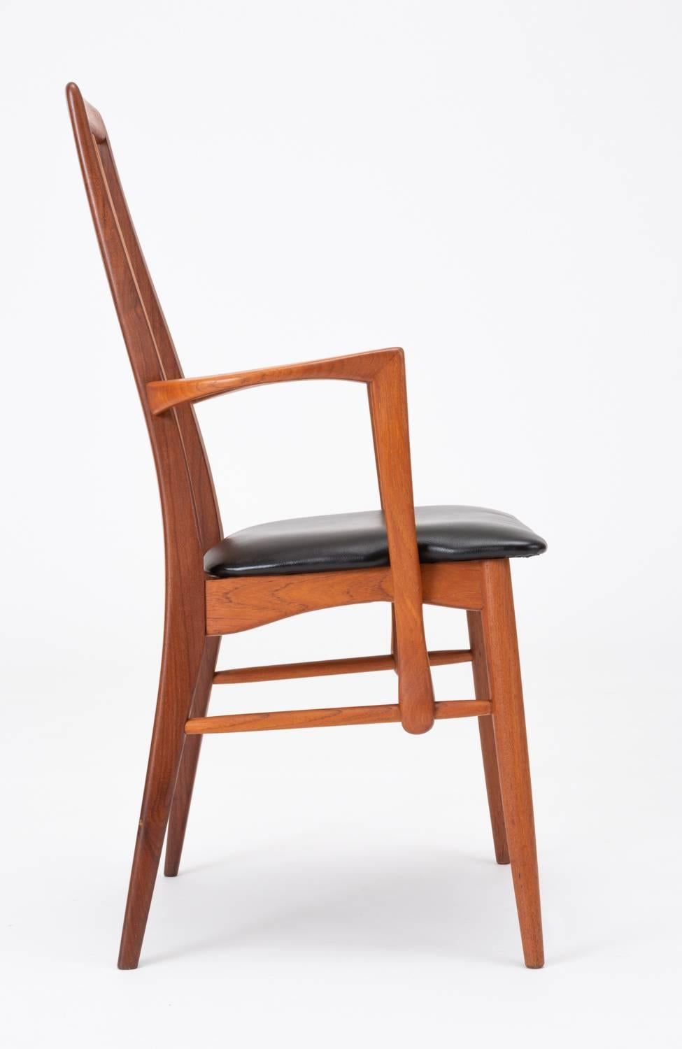 Pair of Eva Captain Chairs by Niels Koefoed for Koefoeds Mobelfabrik 3