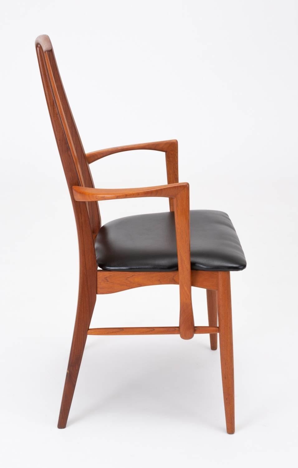 Pair of Eva Captain Chairs by Niels Koefoed for Koefoeds Mobelfabrik 4