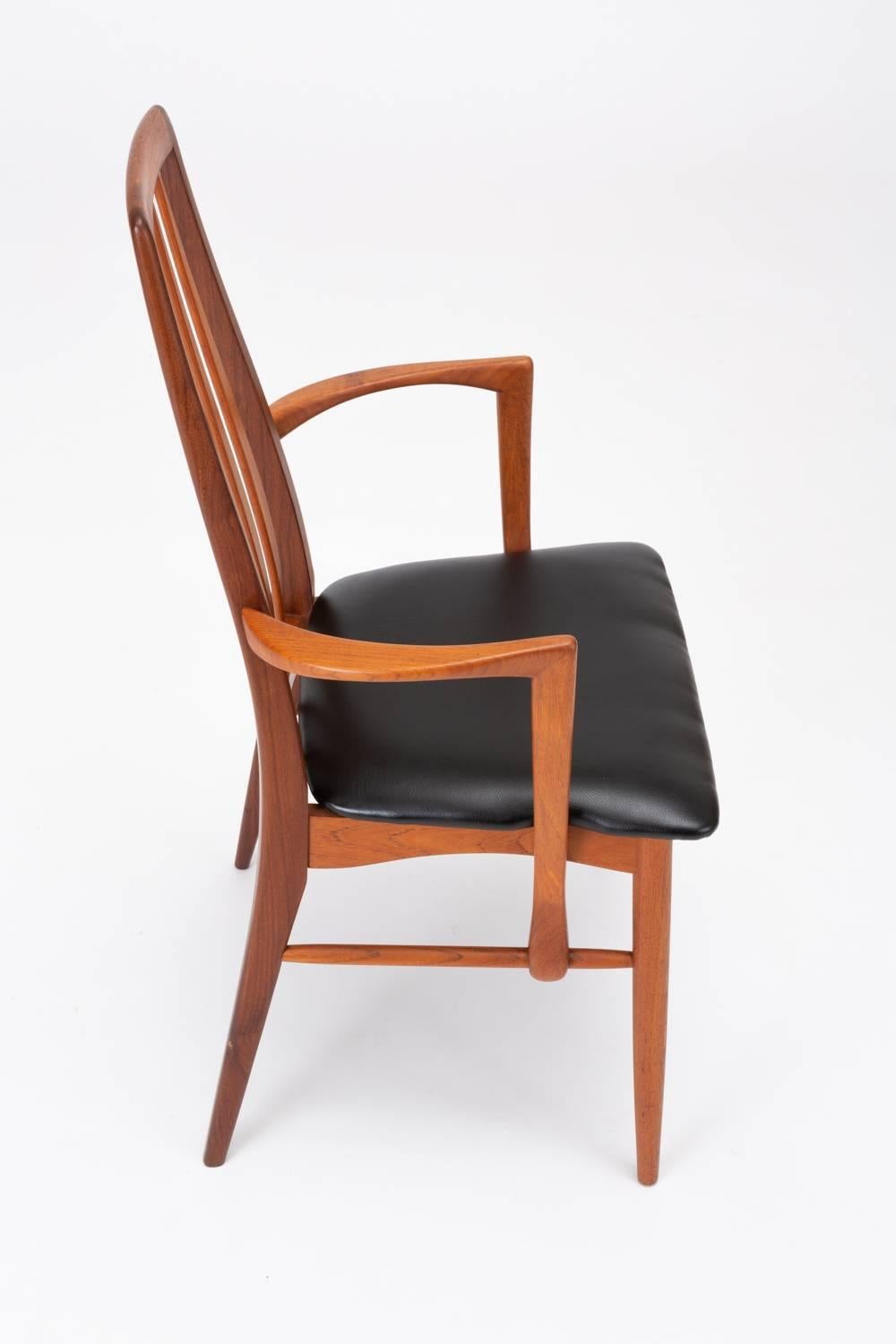 Pair of Eva Captain Chairs by Niels Koefoed for Koefoeds Mobelfabrik 5