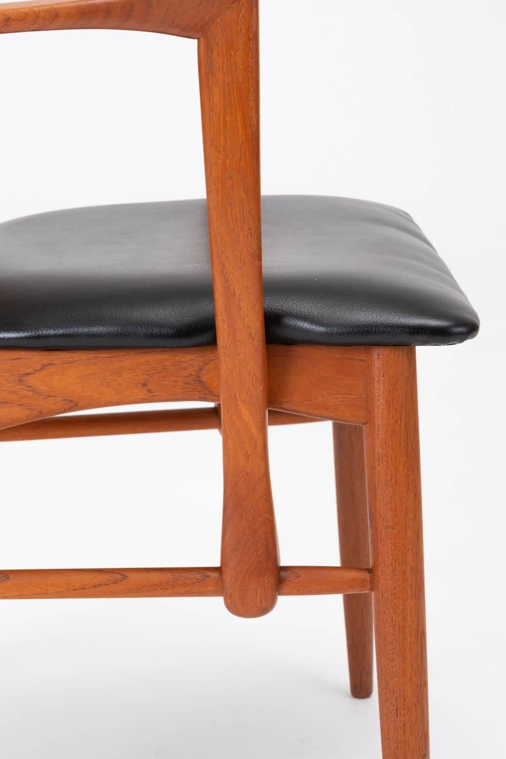 Pair of Eva Captain Chairs by Niels Koefoed for Koefoeds Mobelfabrik 6