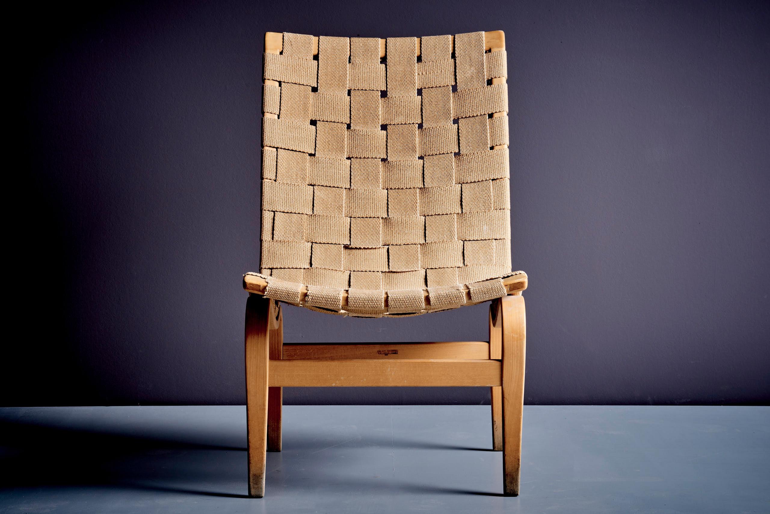 Swedish Pair of Eva Chairs by Bruno Mathsson For Sale