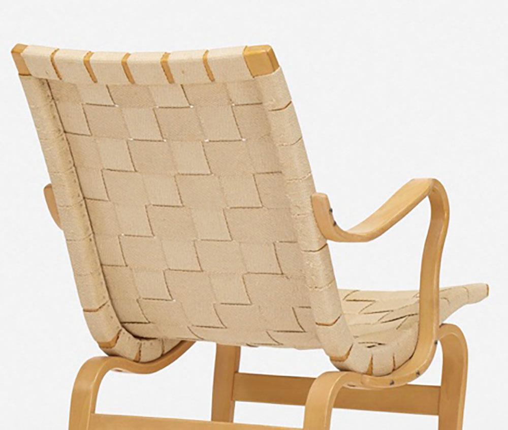 Swedish Pair of Eva Chairs by Bruno Mathsson