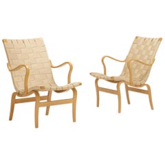 Pair of Eva Chairs by Bruno Mathsson