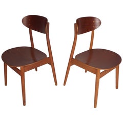 Pair of "Eva" Chairs by Sven Erik Fryklund for Haga Fors Sweden