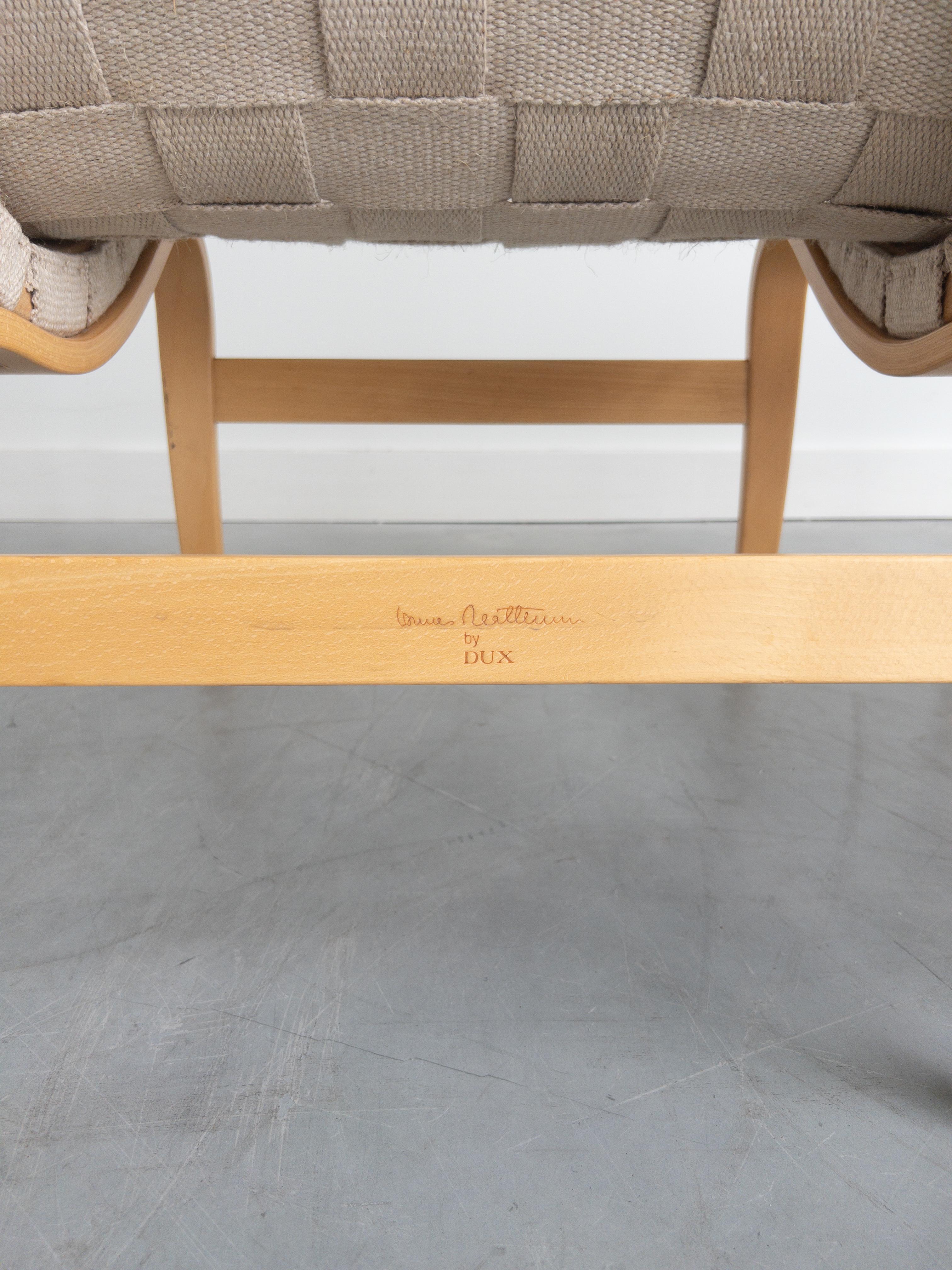 Pair of 'Eva' Easy Lounge Chairs by Bruno Mathsson 2