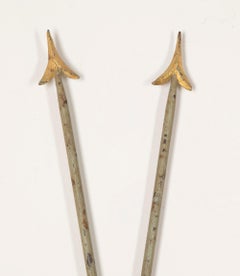 Pair of Exceptional Large 20th Century French Neo-Classical Revival Arrow Wall L