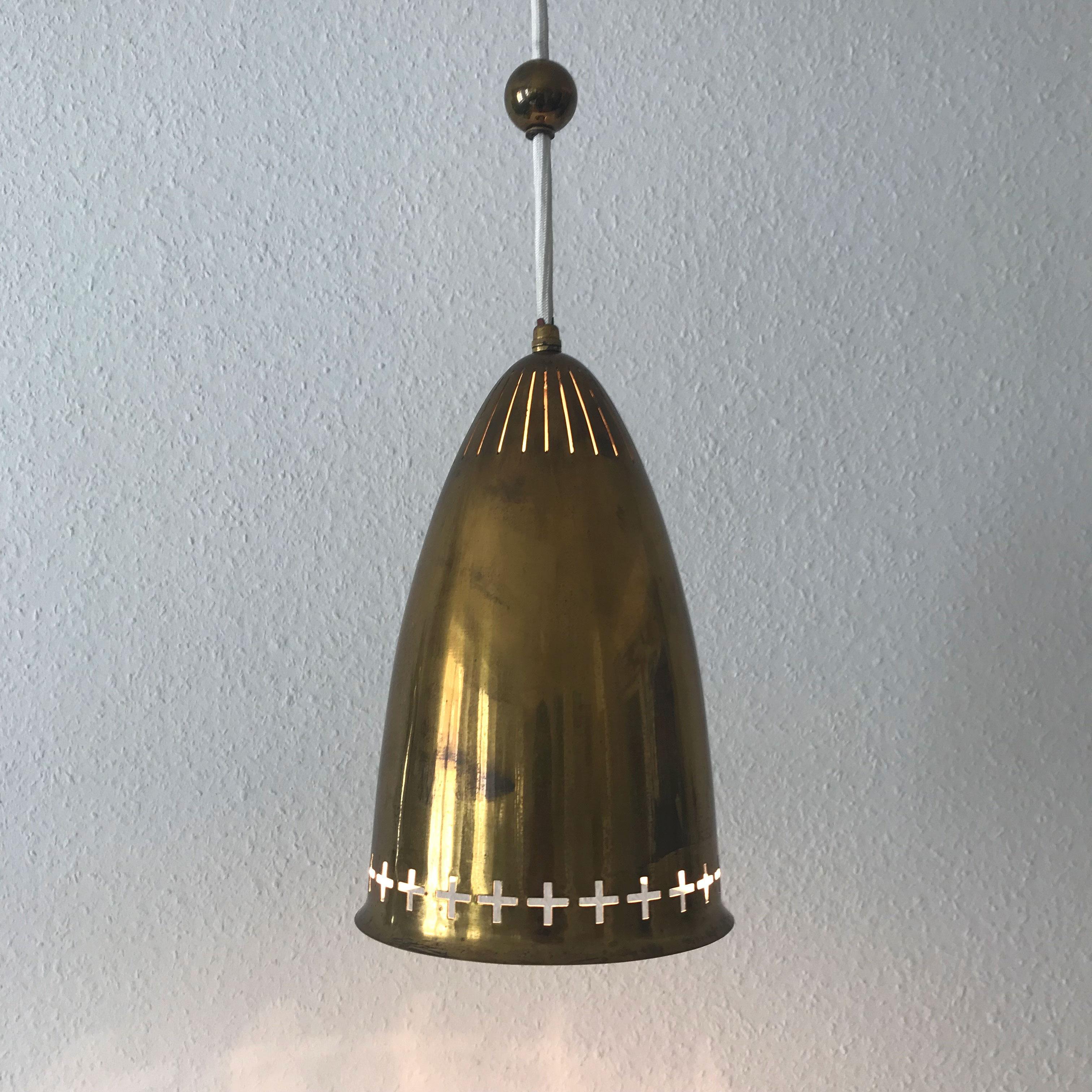 Pair of Exceptional Scandinavian Pendant Lamps by Hans Bergström Attributed For Sale 3