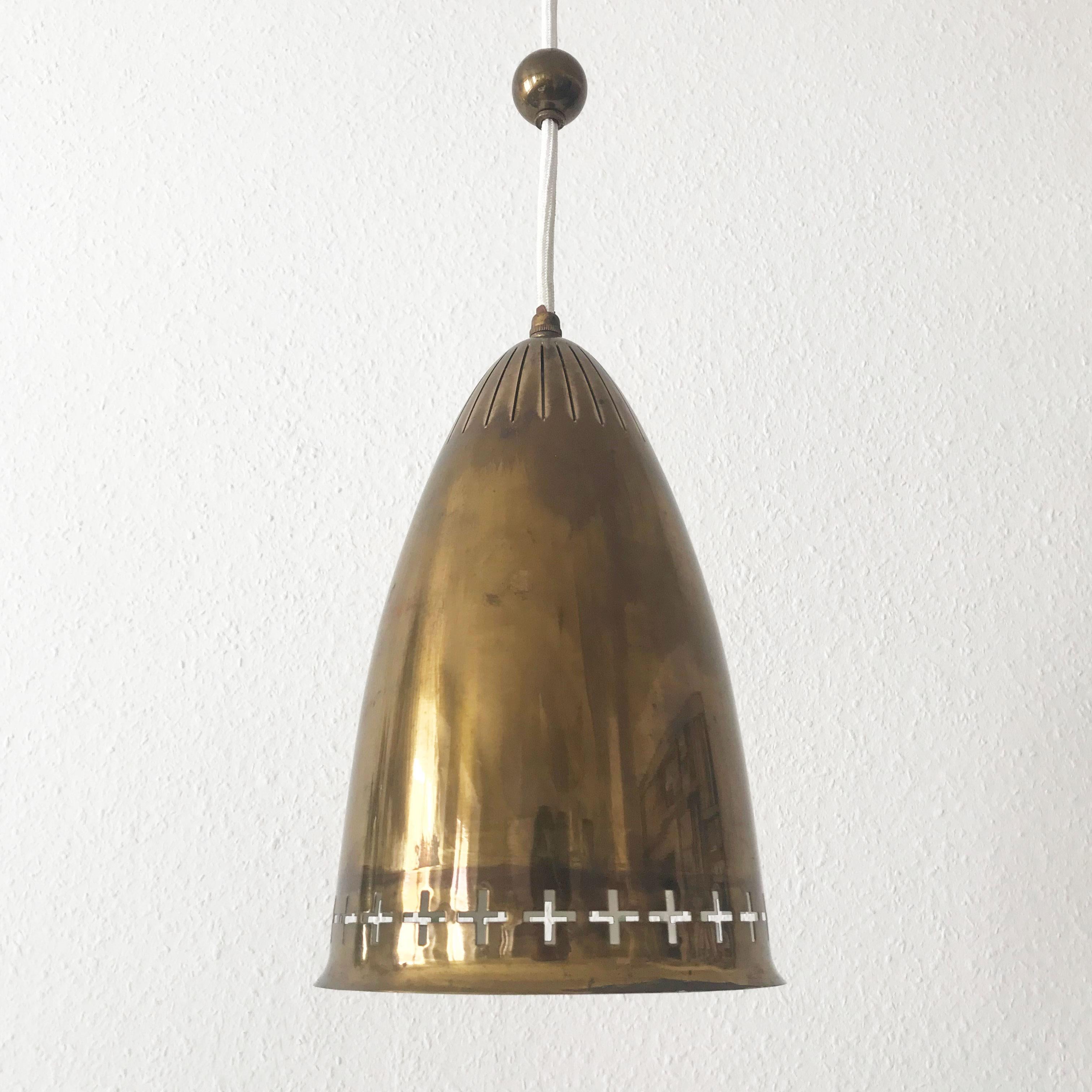 Pair of Exceptional Scandinavian Pendant Lamps by Hans Bergström Attributed For Sale 4