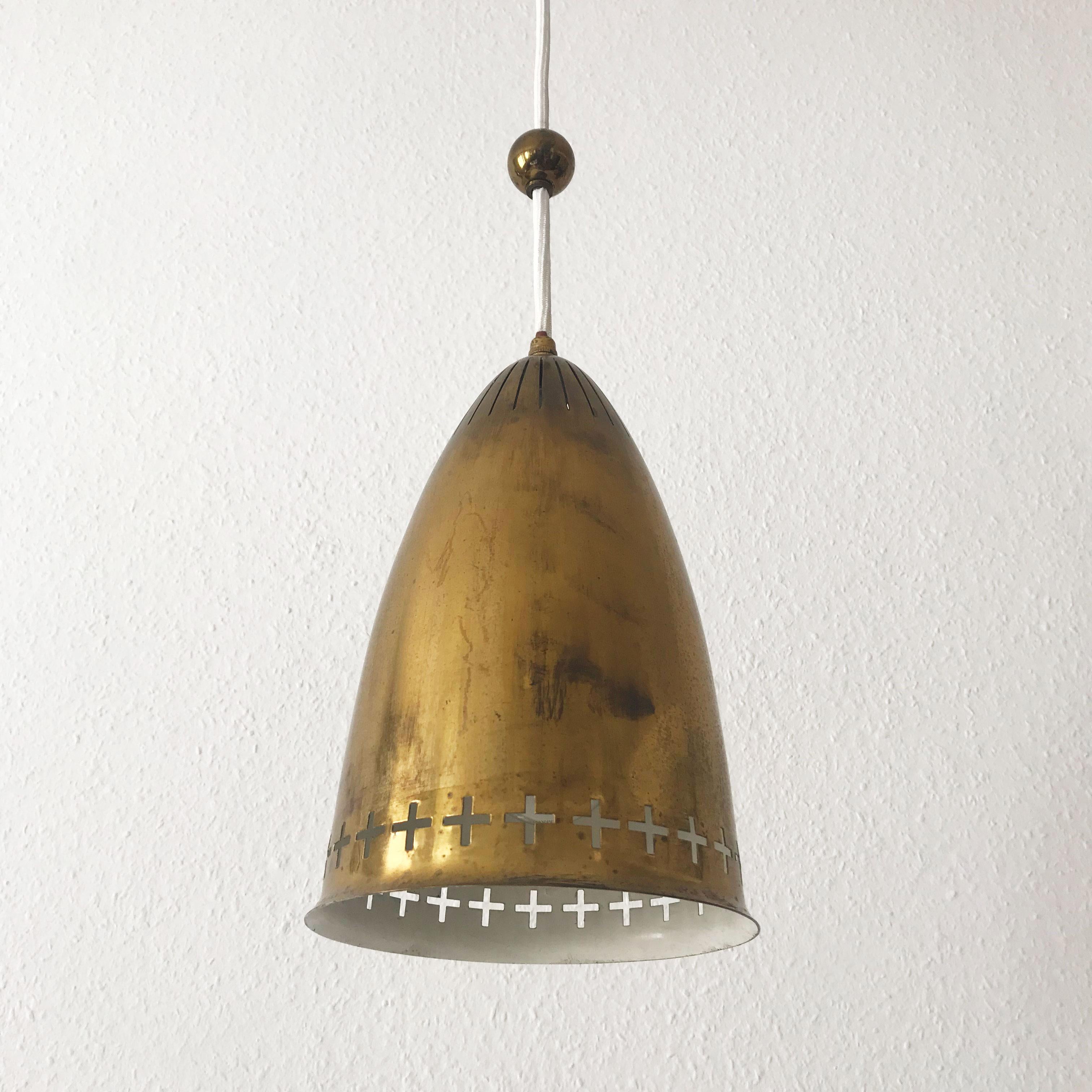 Pair of Exceptional Scandinavian Pendant Lamps by Hans Bergström Attributed For Sale 5