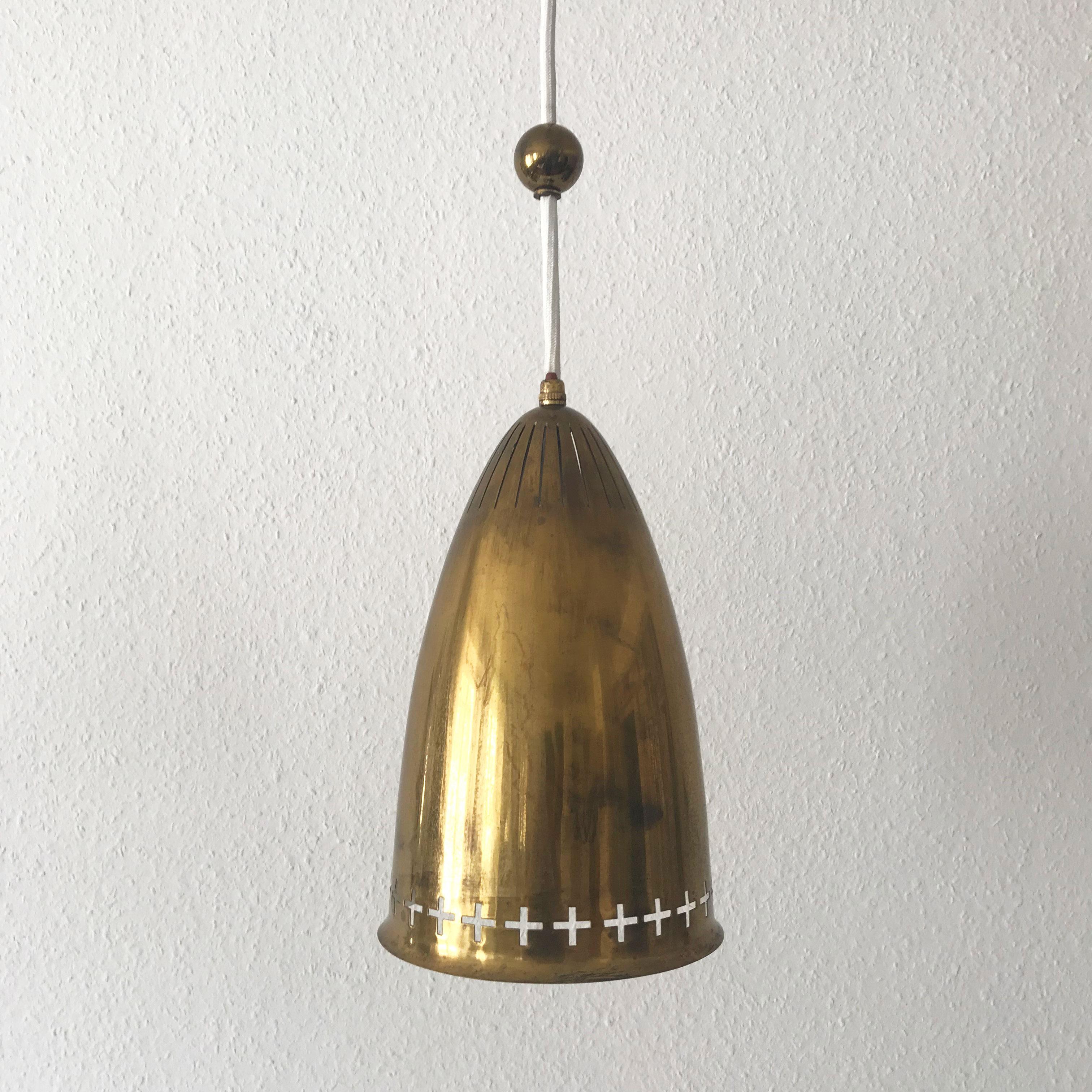Pair of Exceptional Scandinavian Pendant Lamps by Hans Bergström Attributed For Sale 2