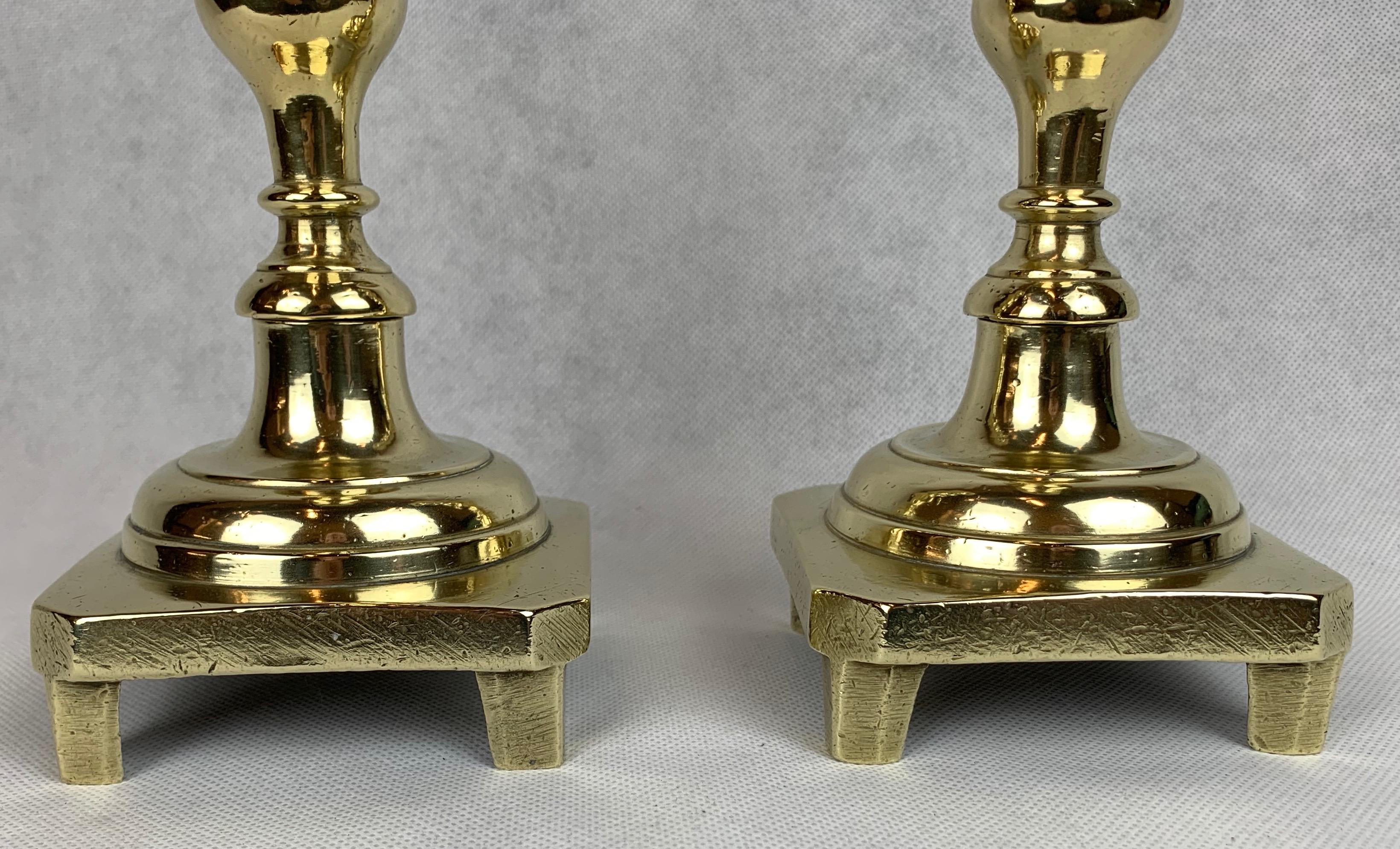 solid brass candle holders