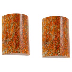 Retro Pair of Exclusive Murano Glass Wall Sconce by Peill & Putzler, Germany