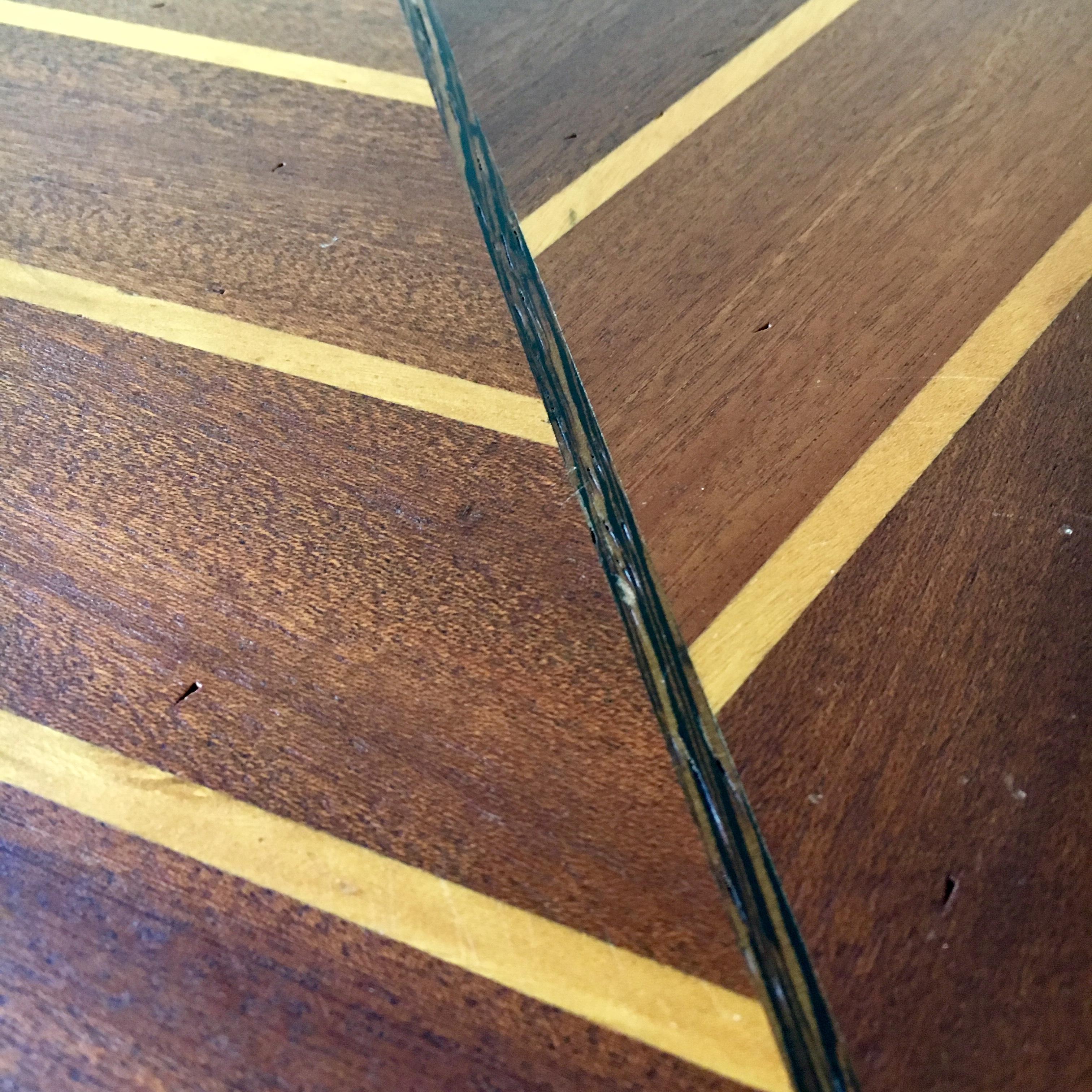 Pair of Exotic Wood Leaf Shaped Side Tables by Paul Vann, 2013 In Good Condition In Donhead St Mary, Wiltshire