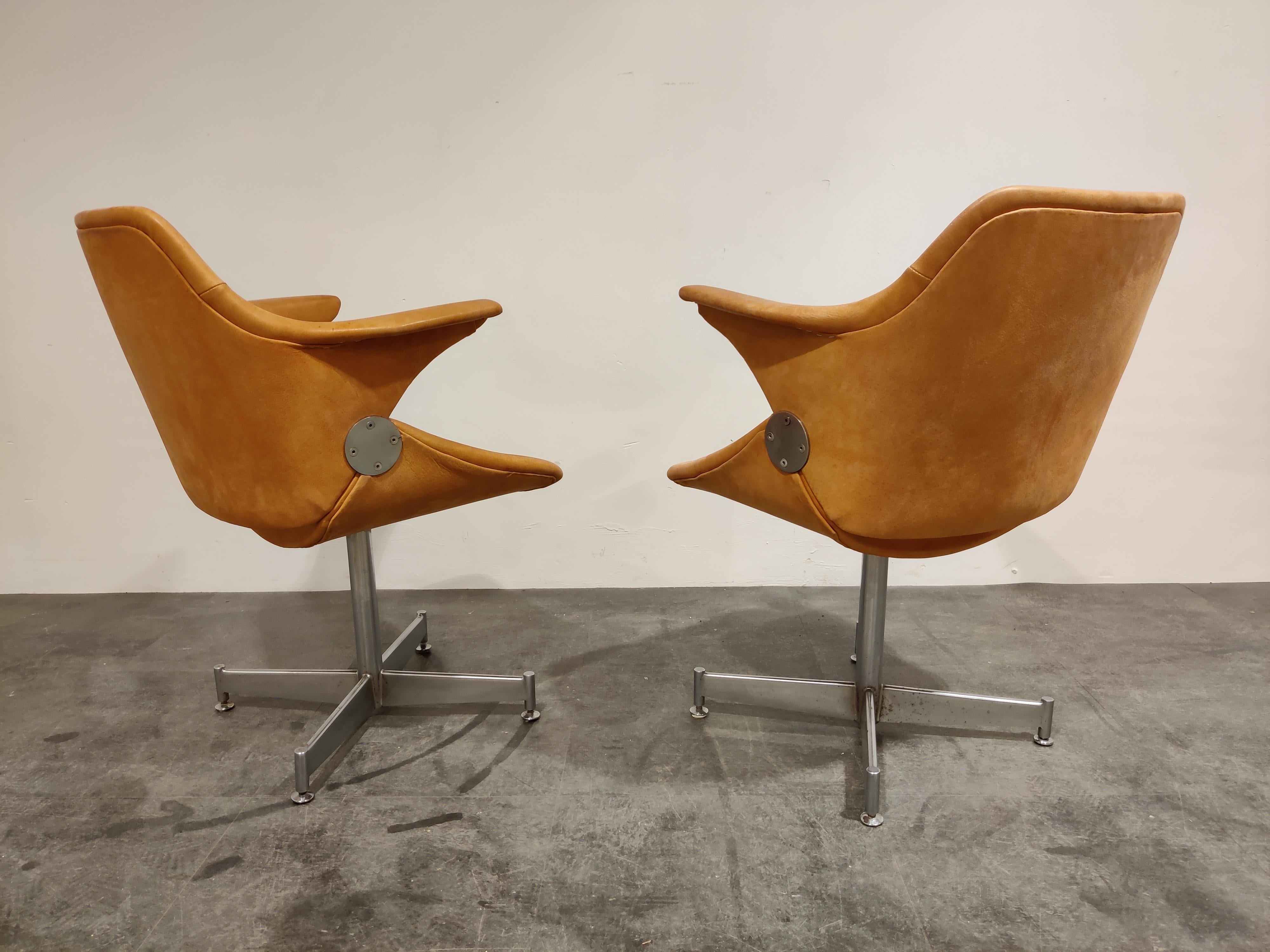 Mid-20th Century Pair of Exquis Armchairs by Geoffrey Harcourt for Artifort, 1960s