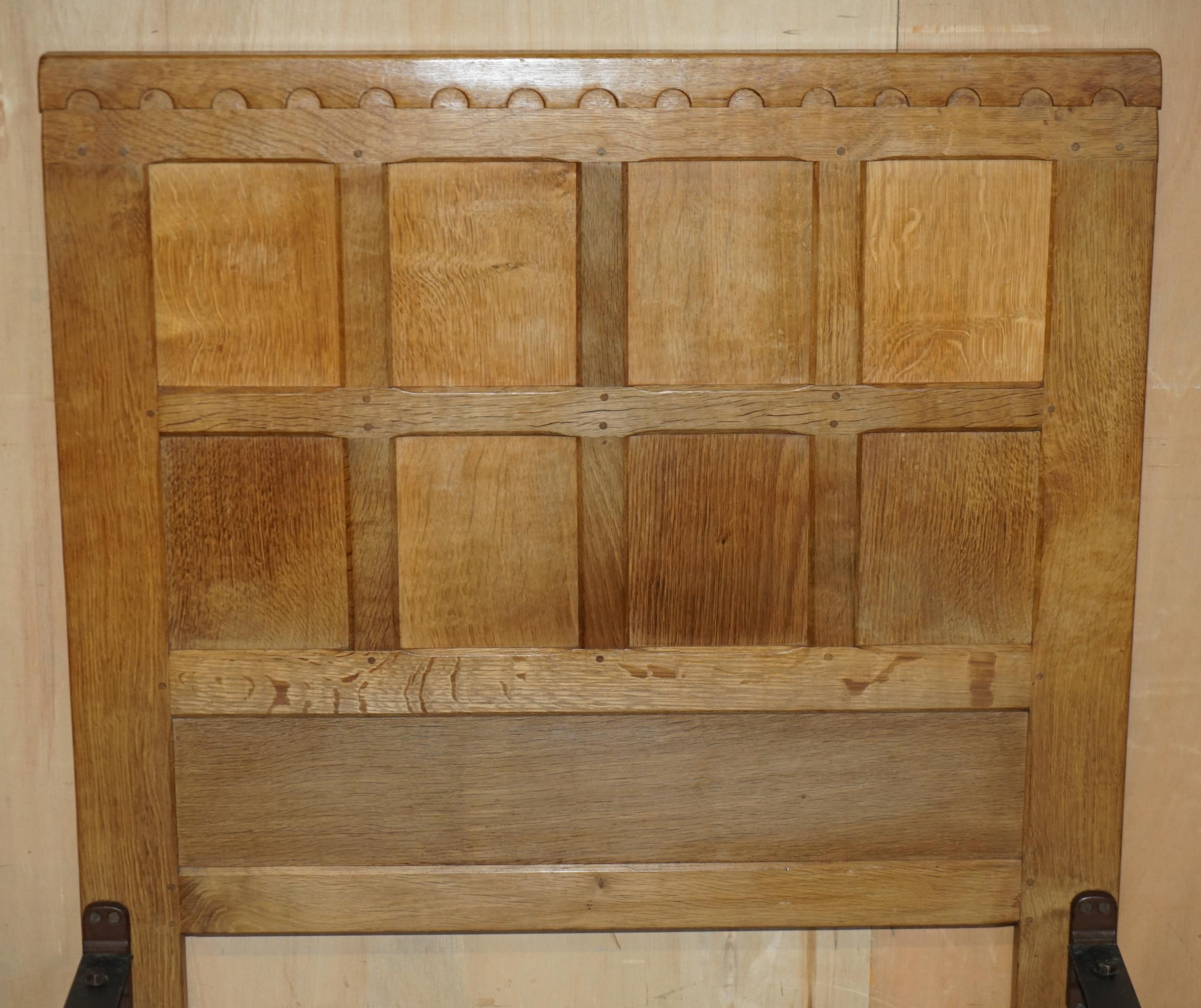 Mid-20th Century PAIR OF EXQUISITE COLLECTABLE 1950's ROBERT MOUSEMAN THOMPSON BEDSTEADS BEDS For Sale