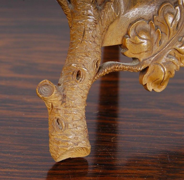 Pair of Exquisitely Hand Carved 20th Century Scandinavian Boxwood