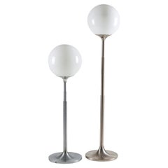 Pair of Extendable "Polluce" Floor Lamps by Enzo Mari for Artemide