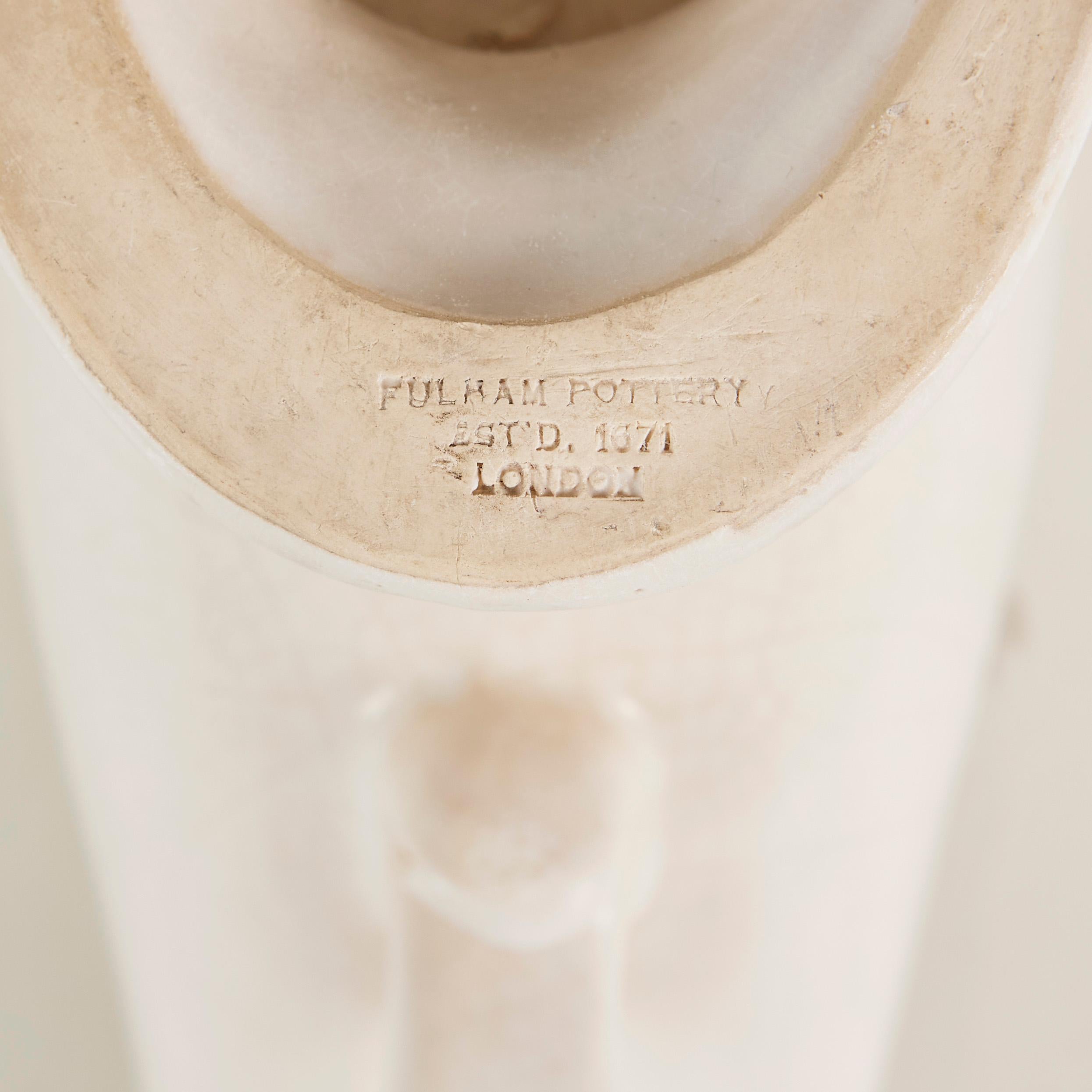 Poteries Paire de très grandes urnes Art Déco Fulham Pottery par Constance Spry en vente