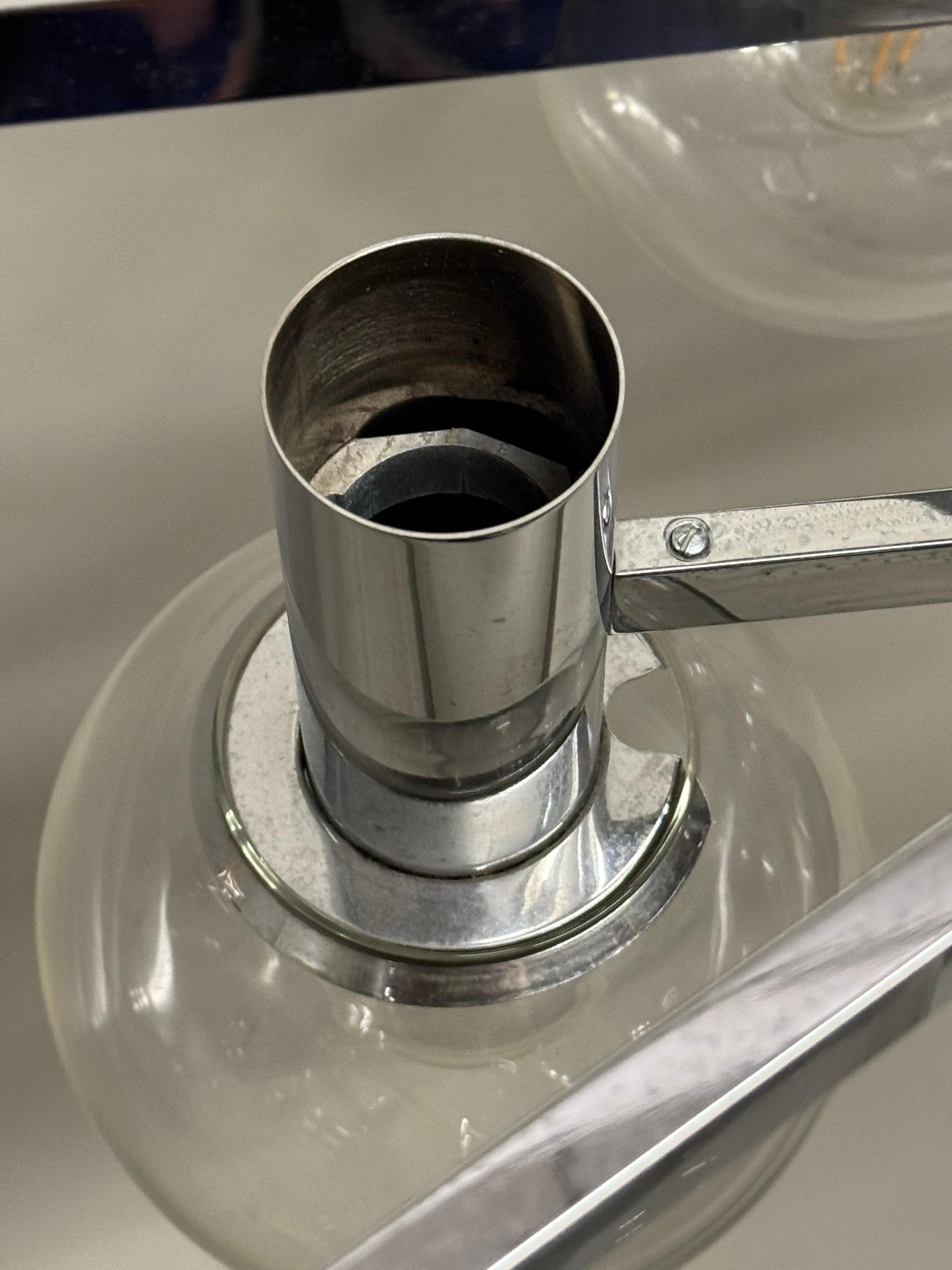 Paire de très grands lustres en verre de Glashütte Limburg, vers les années 1970 en vente 3