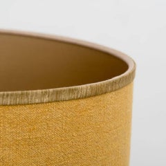 Coppia di lampade da tavolo a forma di vetro extra large con lampada in seta su misura R Houben