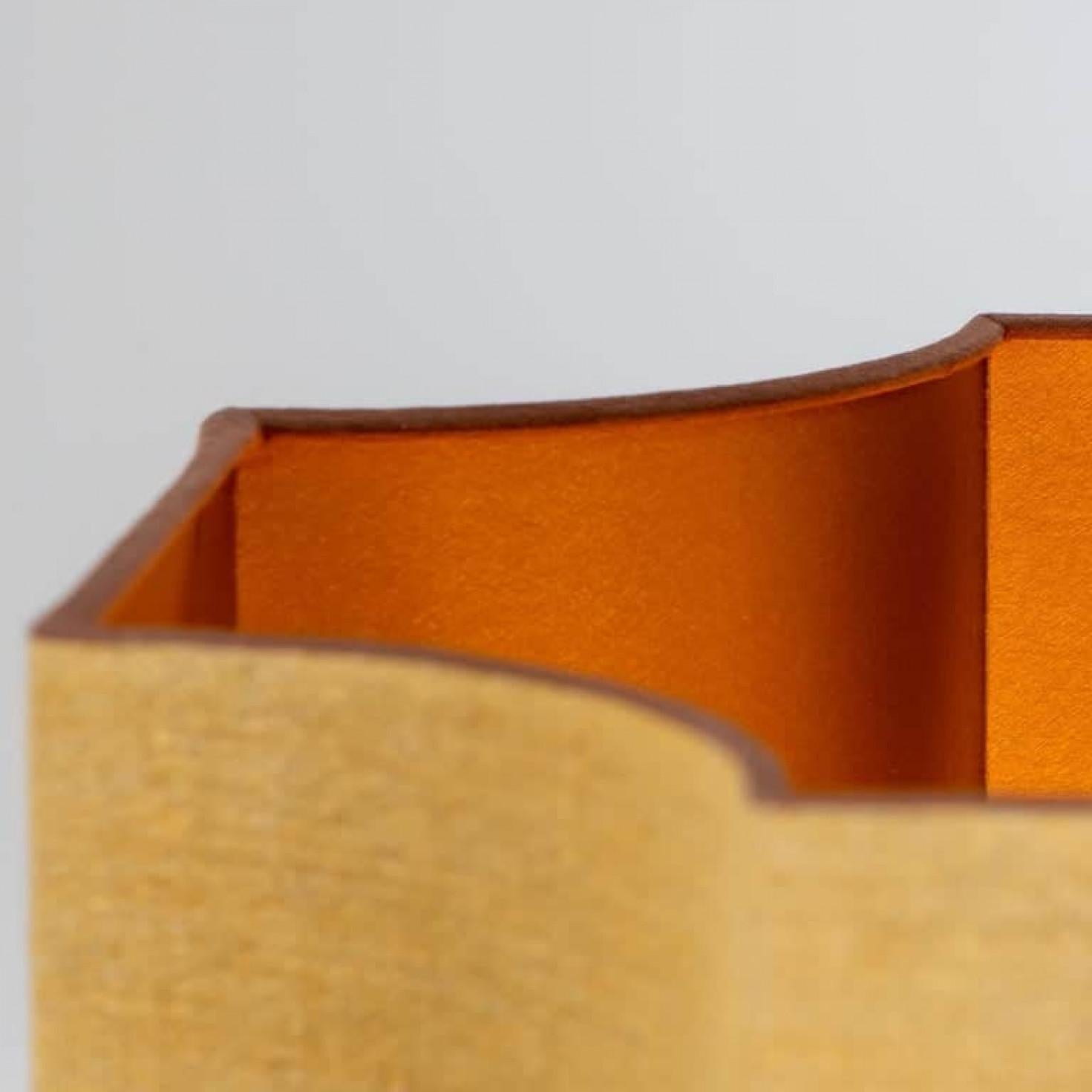 Contemporary Pair of Extra Large Glass Shaped Table Lamp with Custom Made Silk Lamp R Houben For Sale