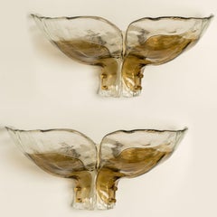 Paar Extra Large J.T. Kalmar Wall Lights, 1970