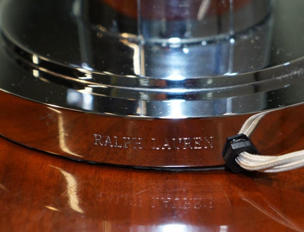 Pair of Extra Large Ralph Lauren Equilibrium Table Lamps Swivel Tilt Functions 1