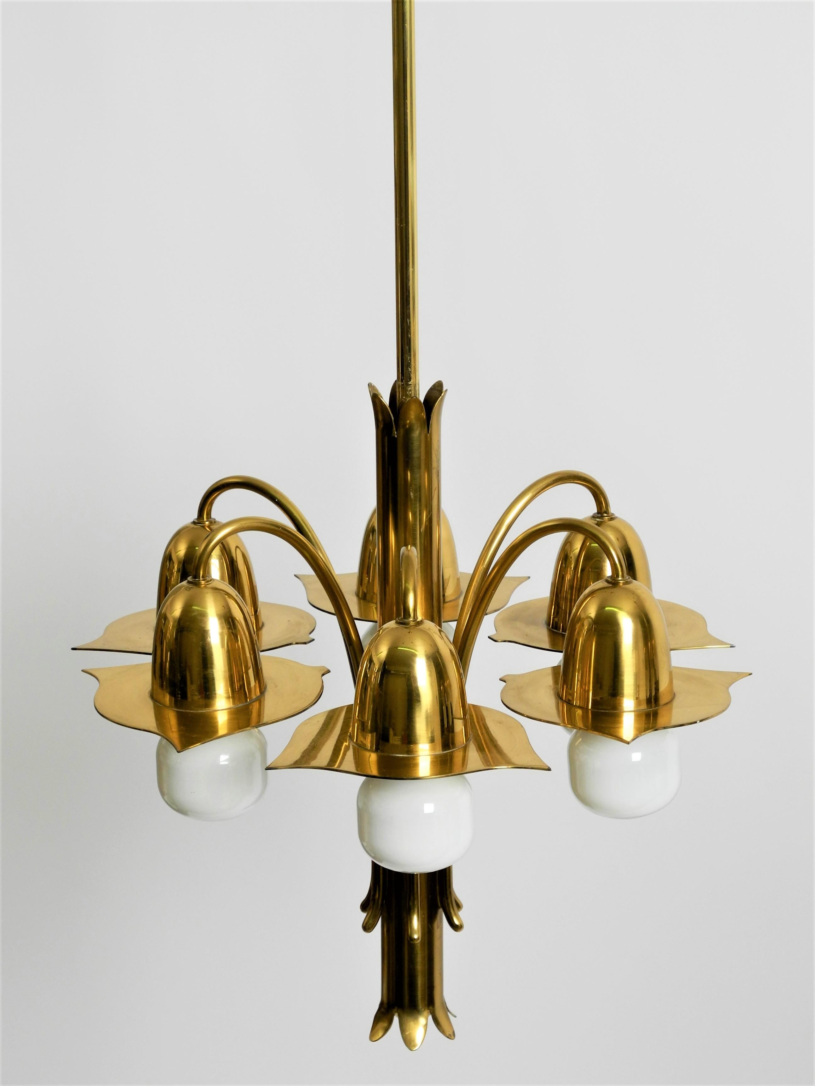 Pair of Richard Riemerschmid Pendant Lamps Chandeliers Art Nouveau, Germany 1920 For Sale 6