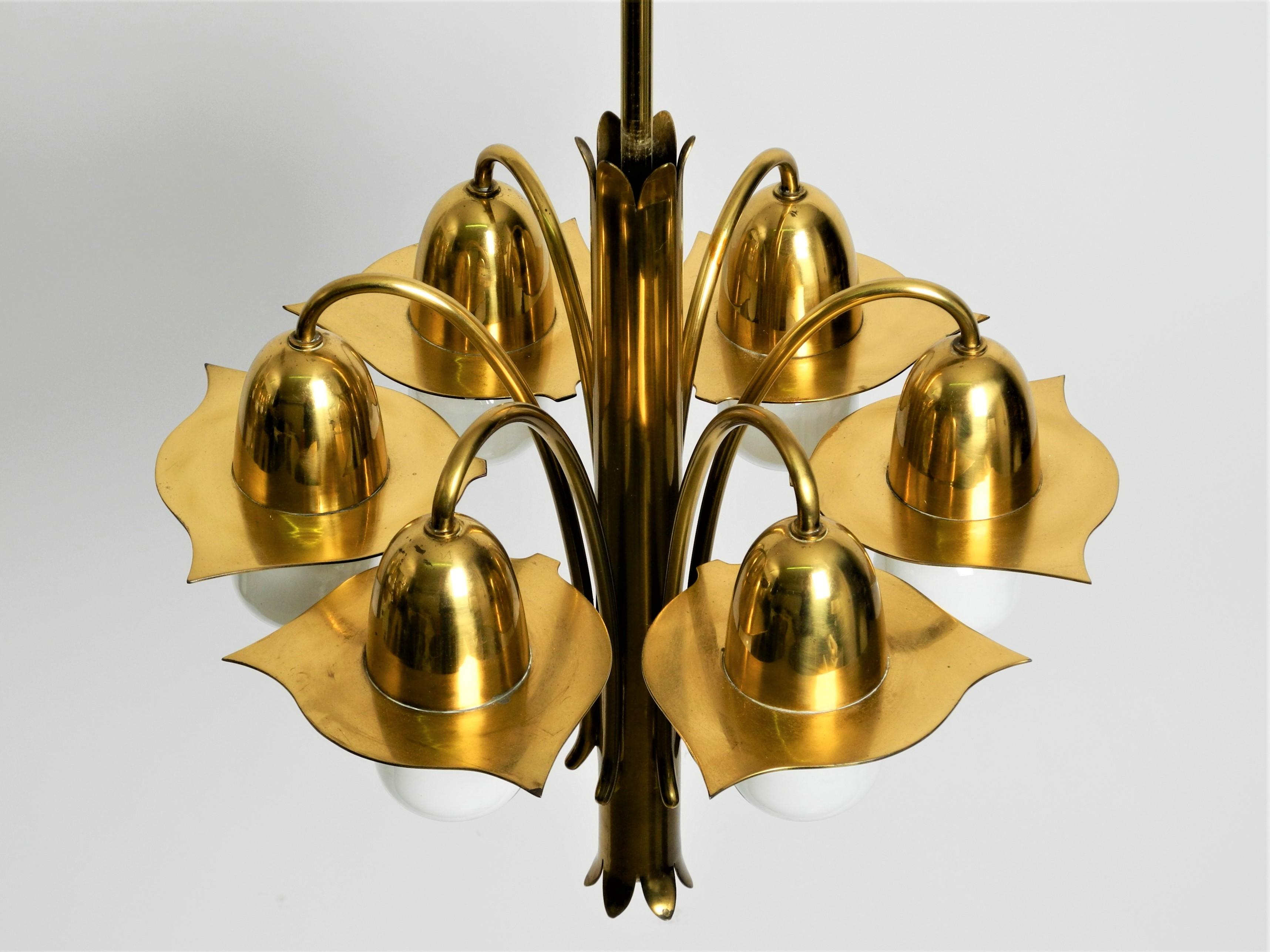 Pair of Richard Riemerschmid Pendant Lamps Chandeliers Art Nouveau, Germany 1920 For Sale 9