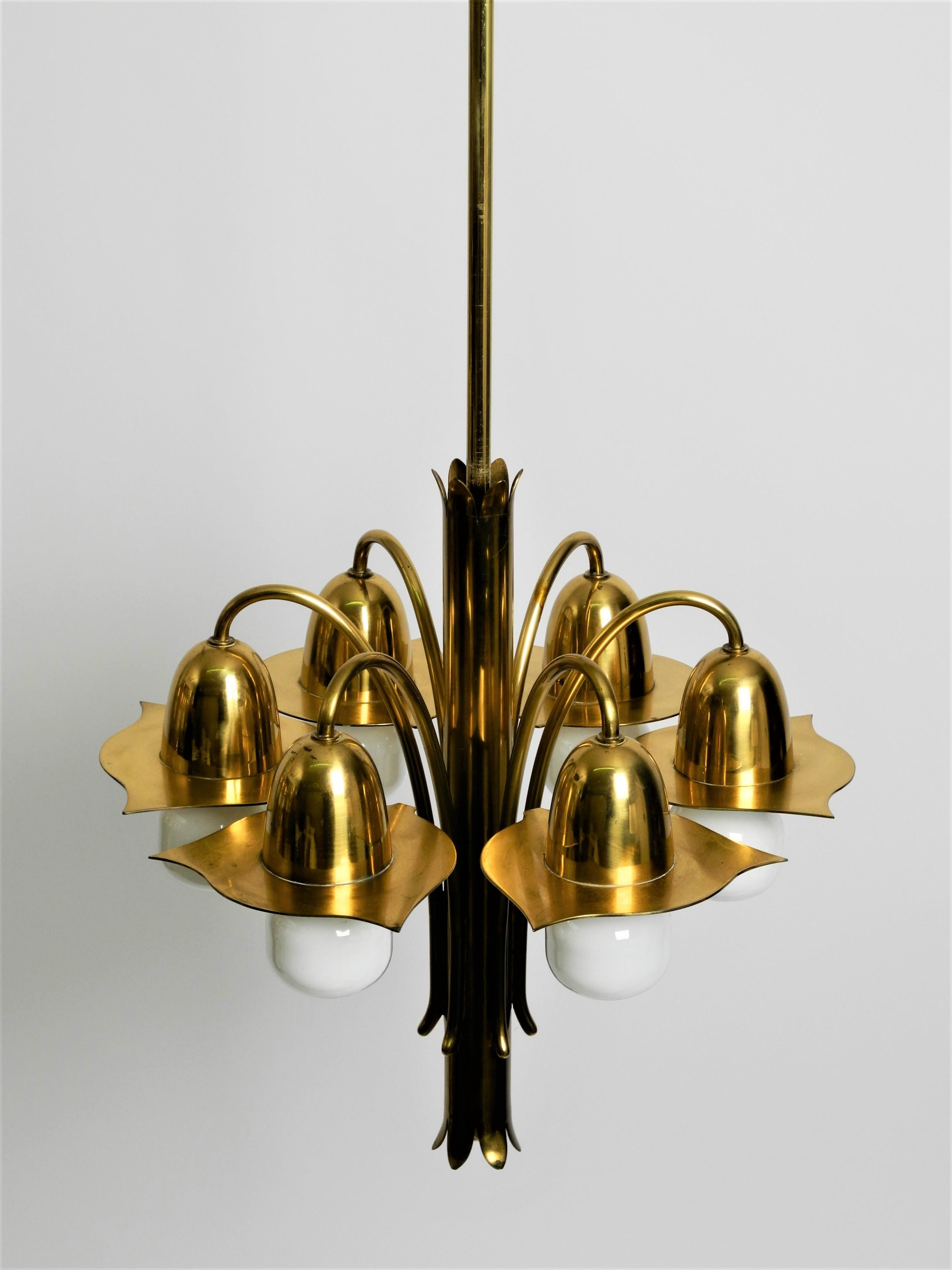 Pair of Richard Riemerschmid Pendant Lamps Chandeliers Art Nouveau, Germany 1920 In Good Condition For Sale In München, BY