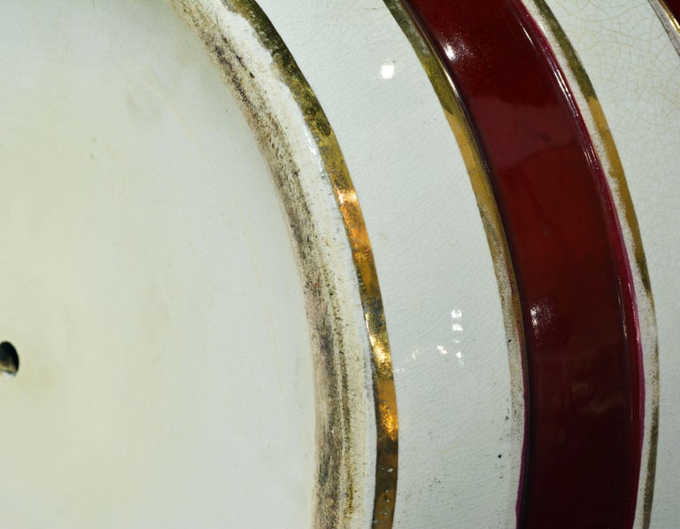 Pair of Eye-Catching 19th Century English Glazed Ceramic Liquor Barrels 7