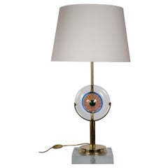 Pair of "Eye" Murano Glass Lamp