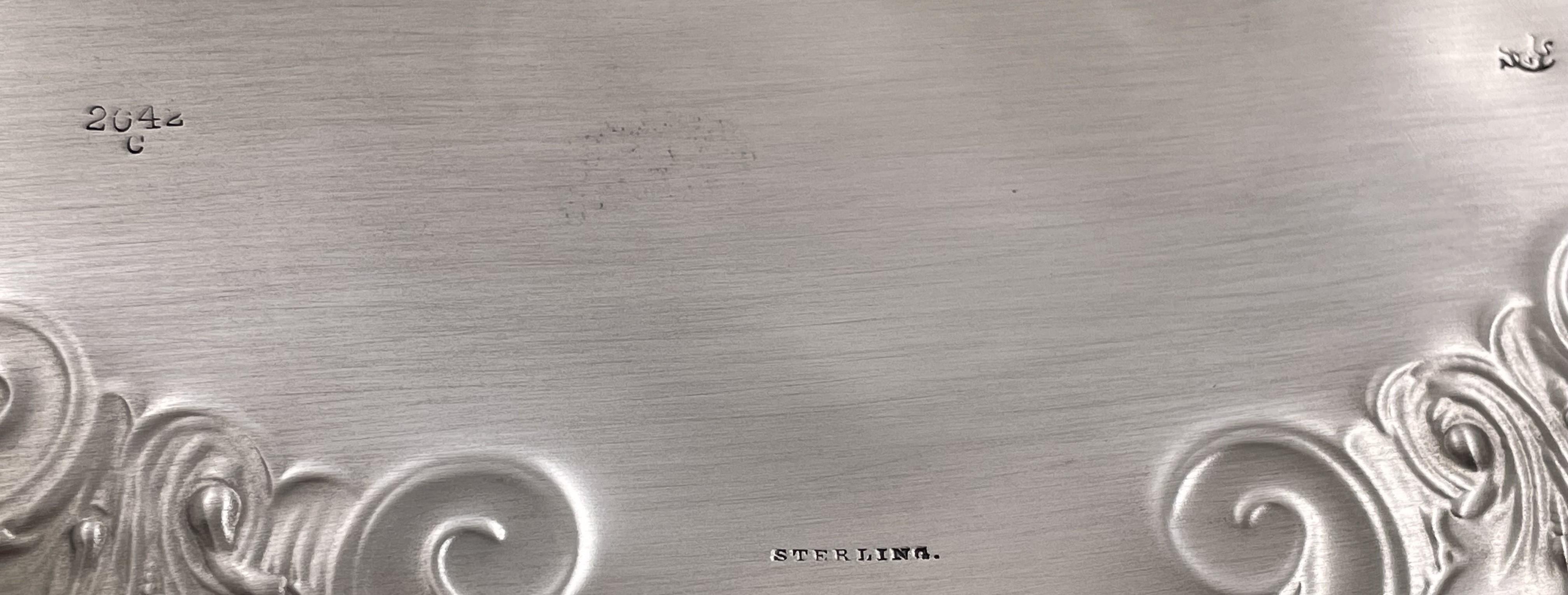 Paire de bols en argent sterling de style Art nouveau, début du 20e siècle en vente 5