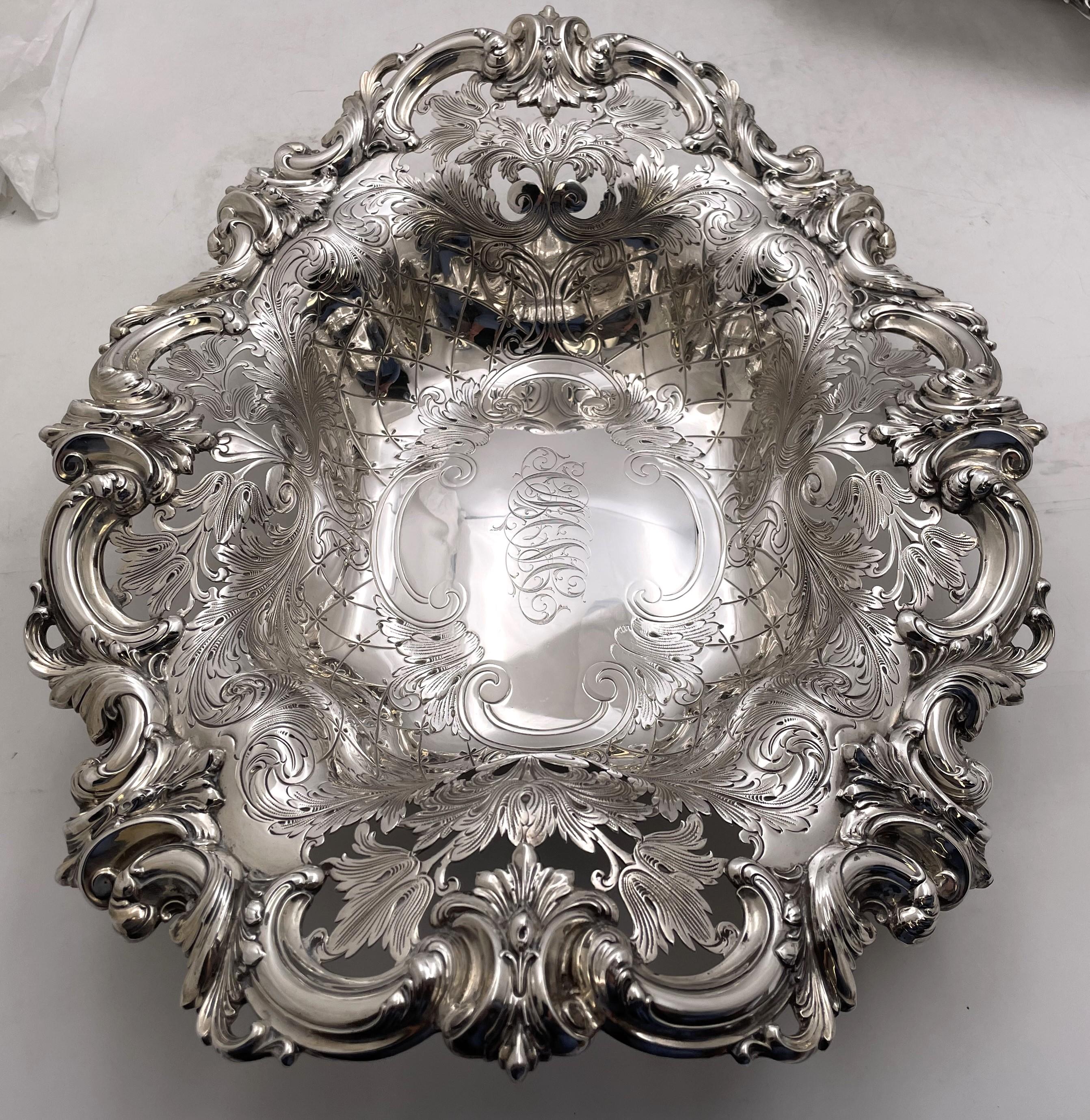 Américain Paire de bols en argent sterling de style Art nouveau, début du 20e siècle en vente