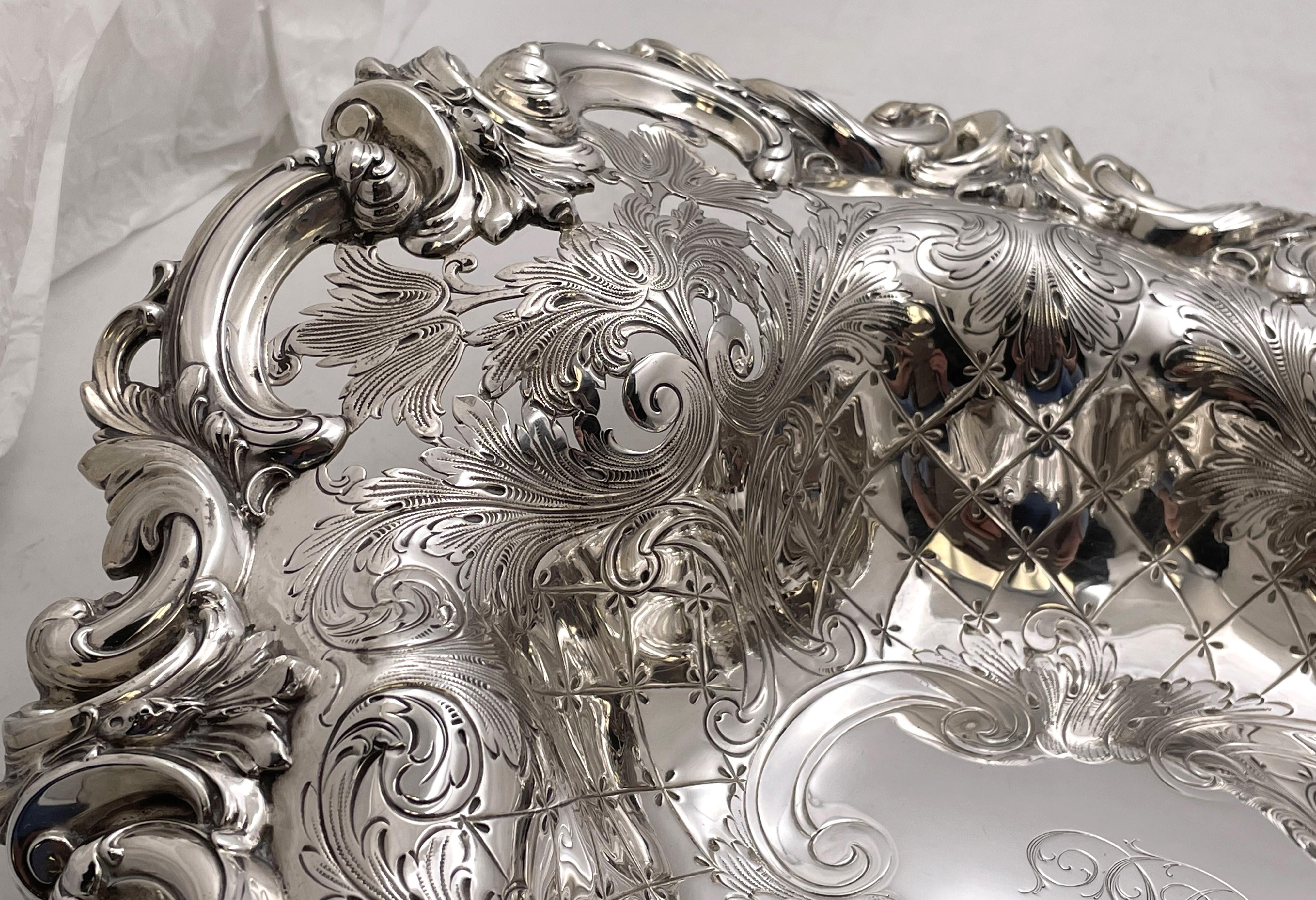 Argent Paire de bols en argent sterling de style Art nouveau, début du 20e siècle en vente