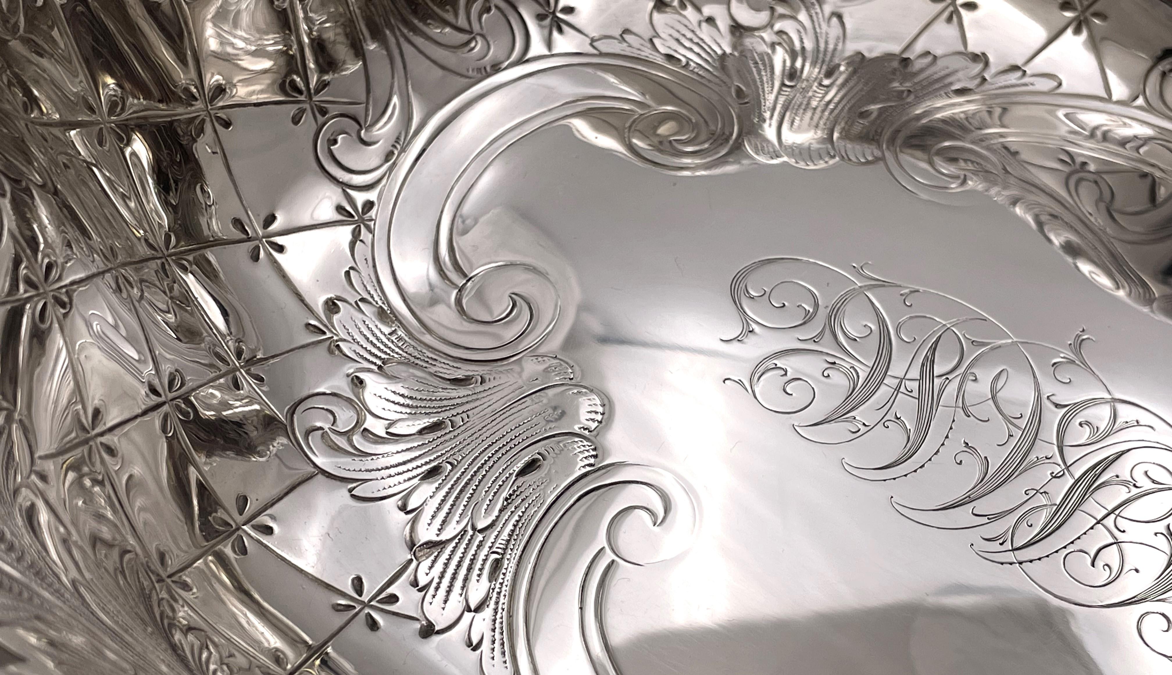 Paire de bols en argent sterling de style Art nouveau, début du 20e siècle en vente 1