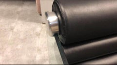 Coppia di sedie Hyaline in pelle nera e vetro di Fabio Lenci per Comfort Line