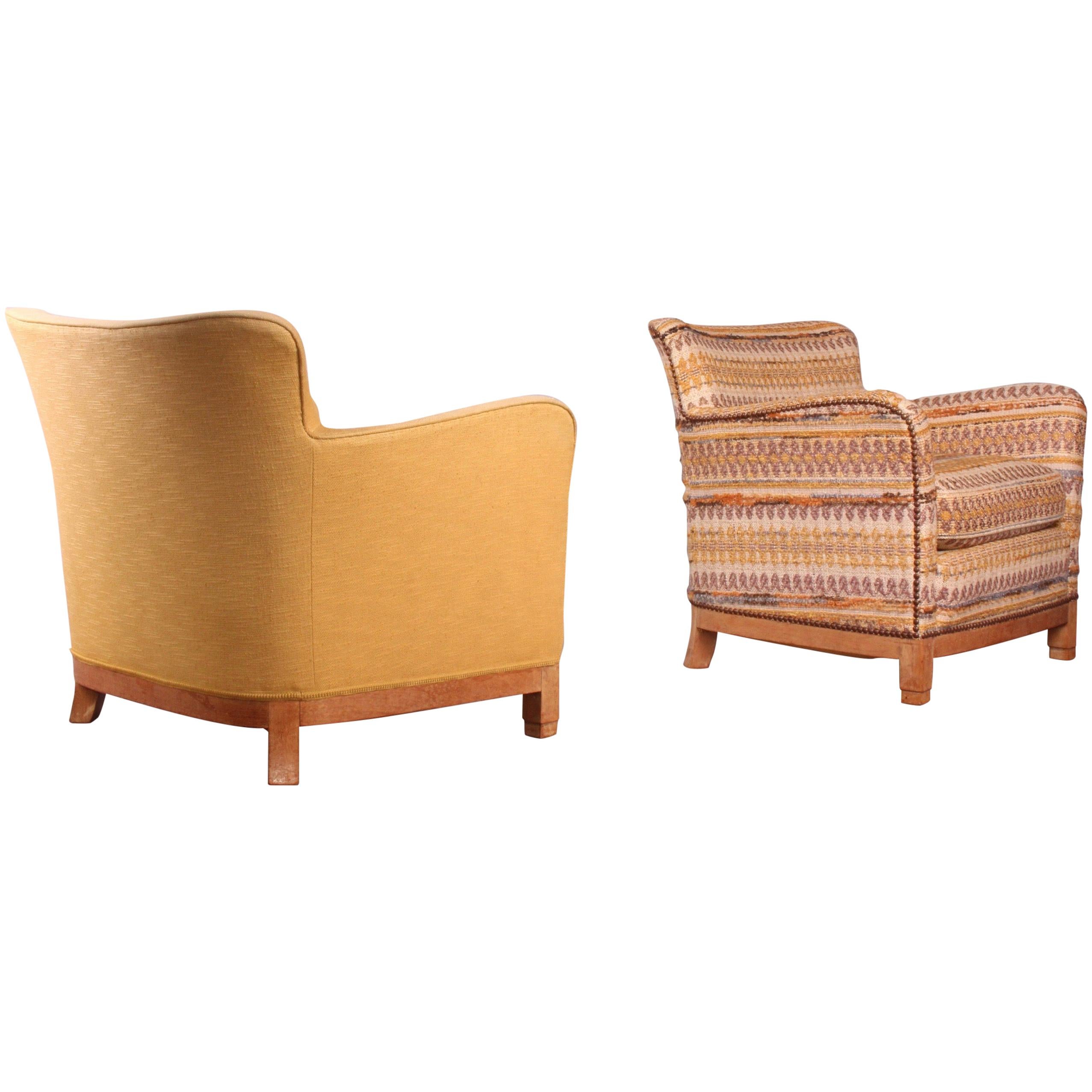 Pair of Fabric Armchairs