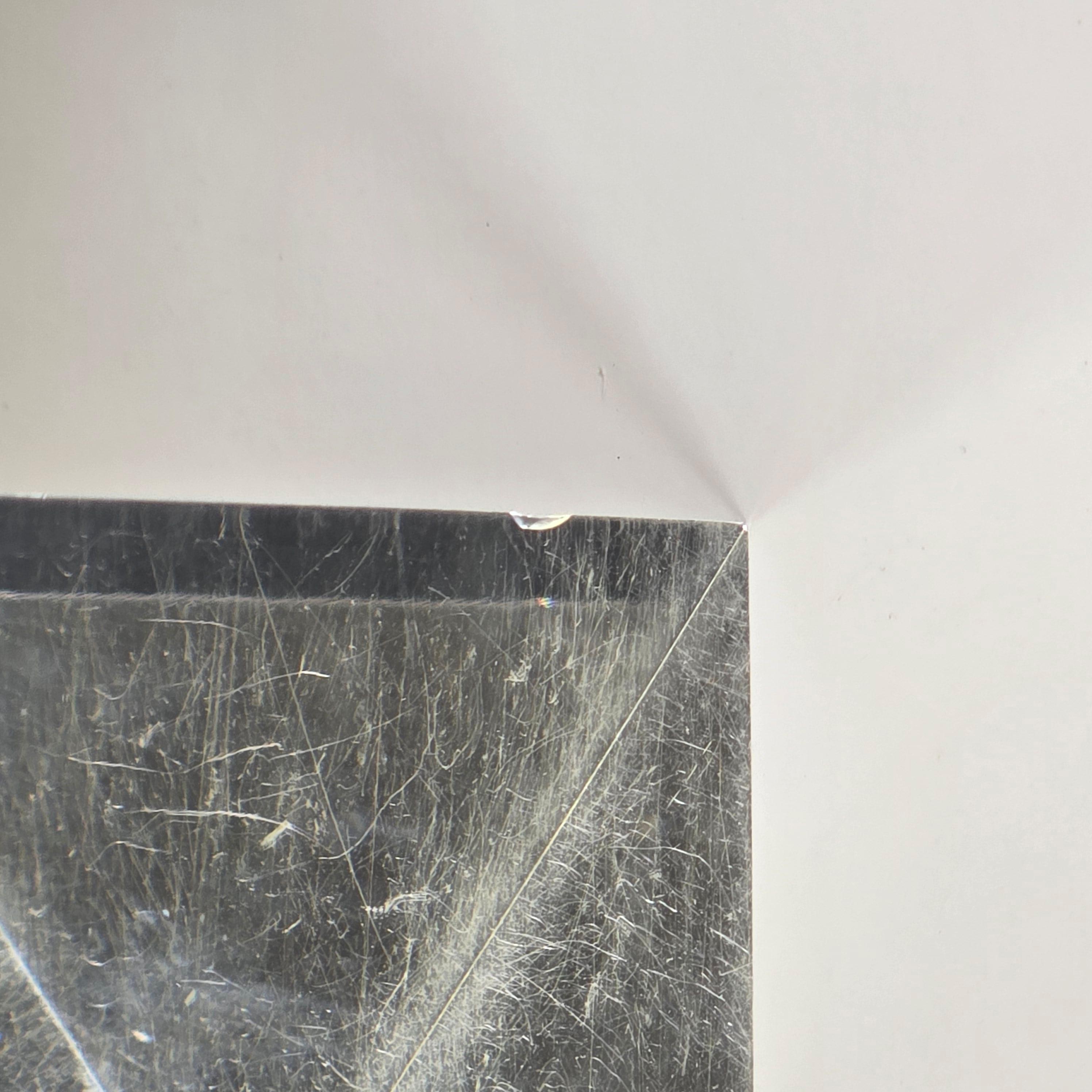 Pair of Faceted Lucite Sculptures by Alessio Tasca For Sale 1