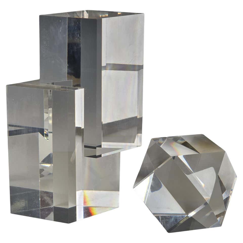 Lucite Rocks Lucite Sculptures - 398 For Sale at 1stDibs | acrylic sculptures for ...