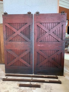 Pair of Factory Barn Doors