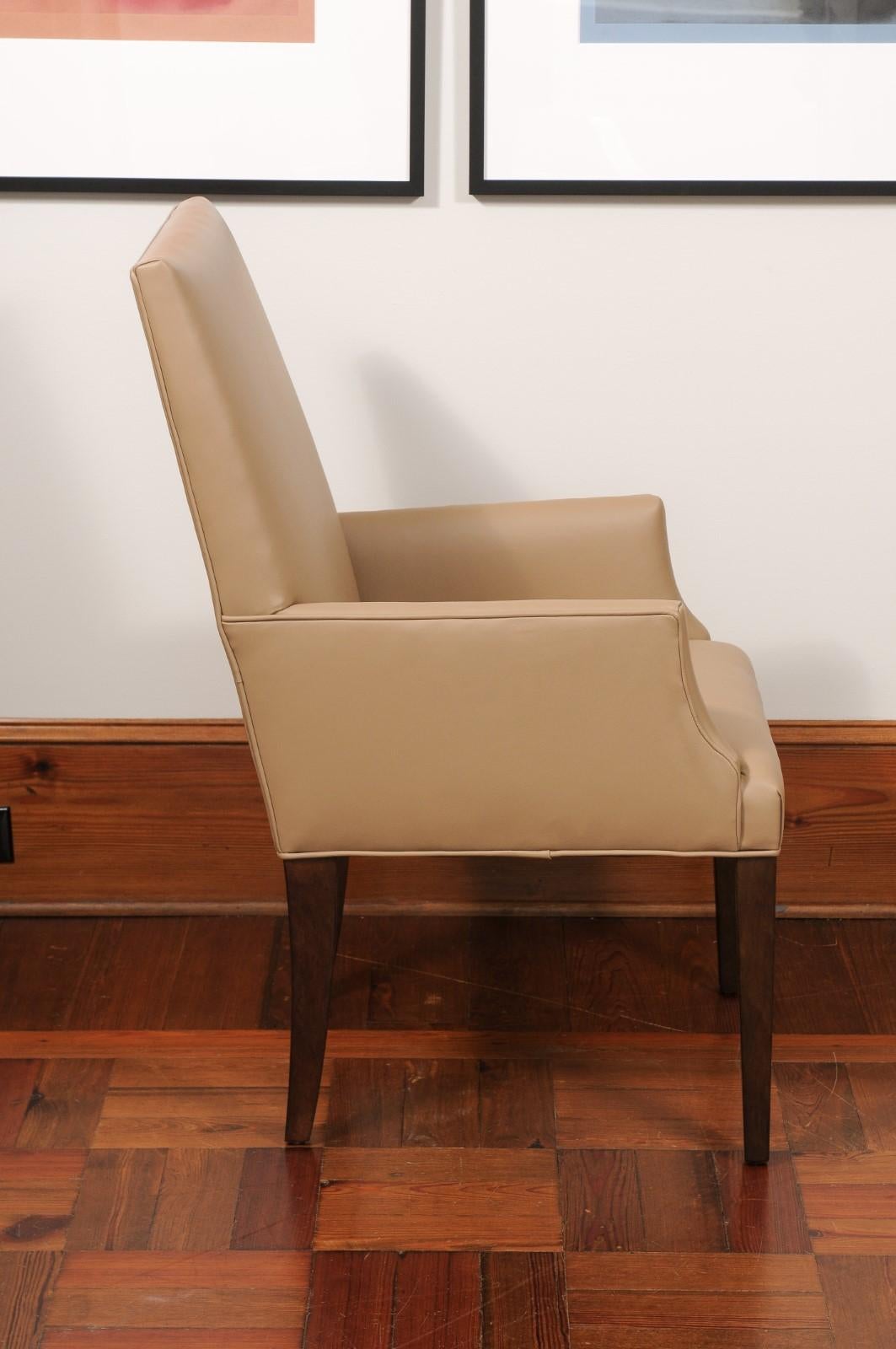 Contemporary Pair of Fairmont Arm Chair For Sale