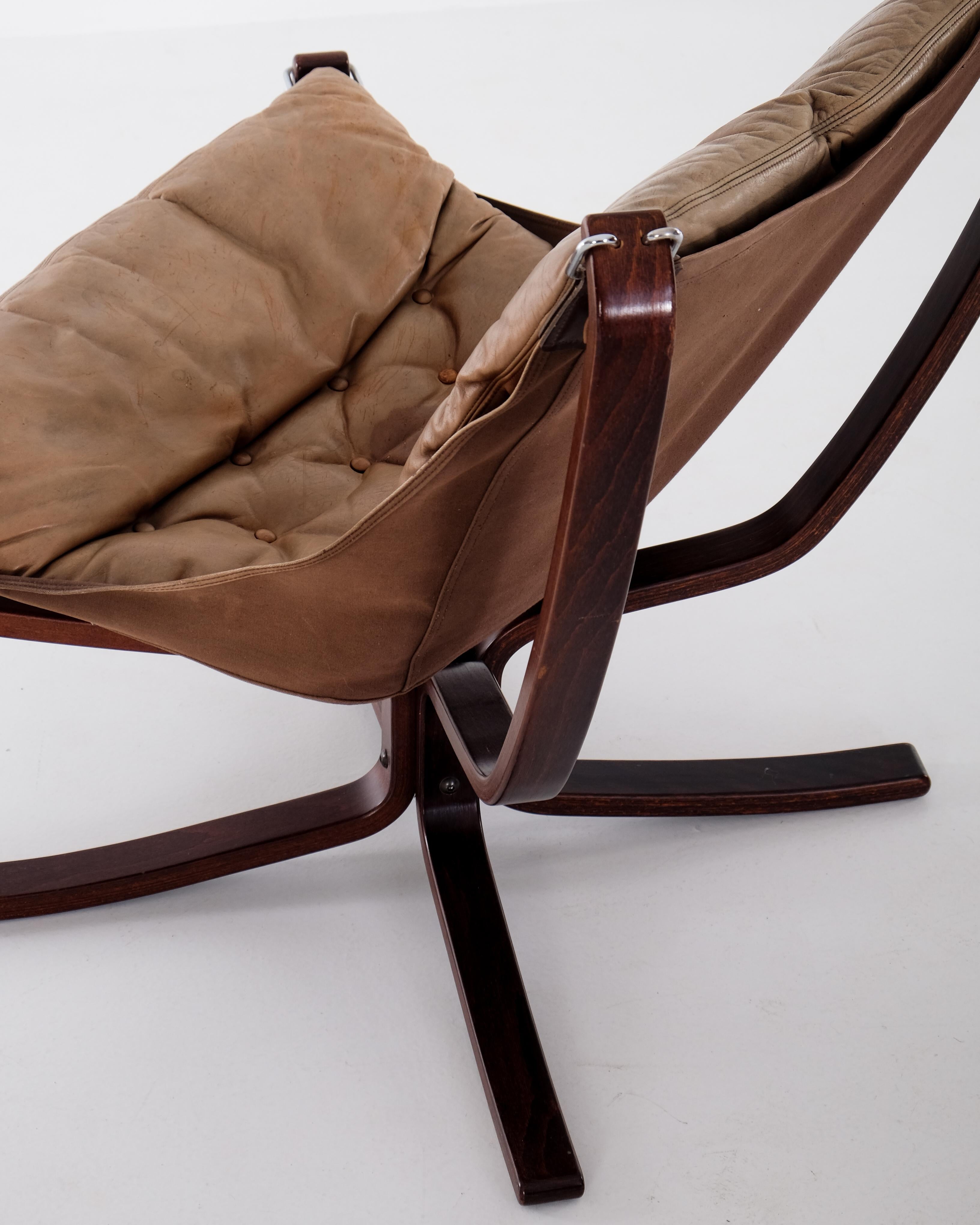 Paire de chaises Falcon de Sigurd Ressell, Norvège, 1970 en vente 2