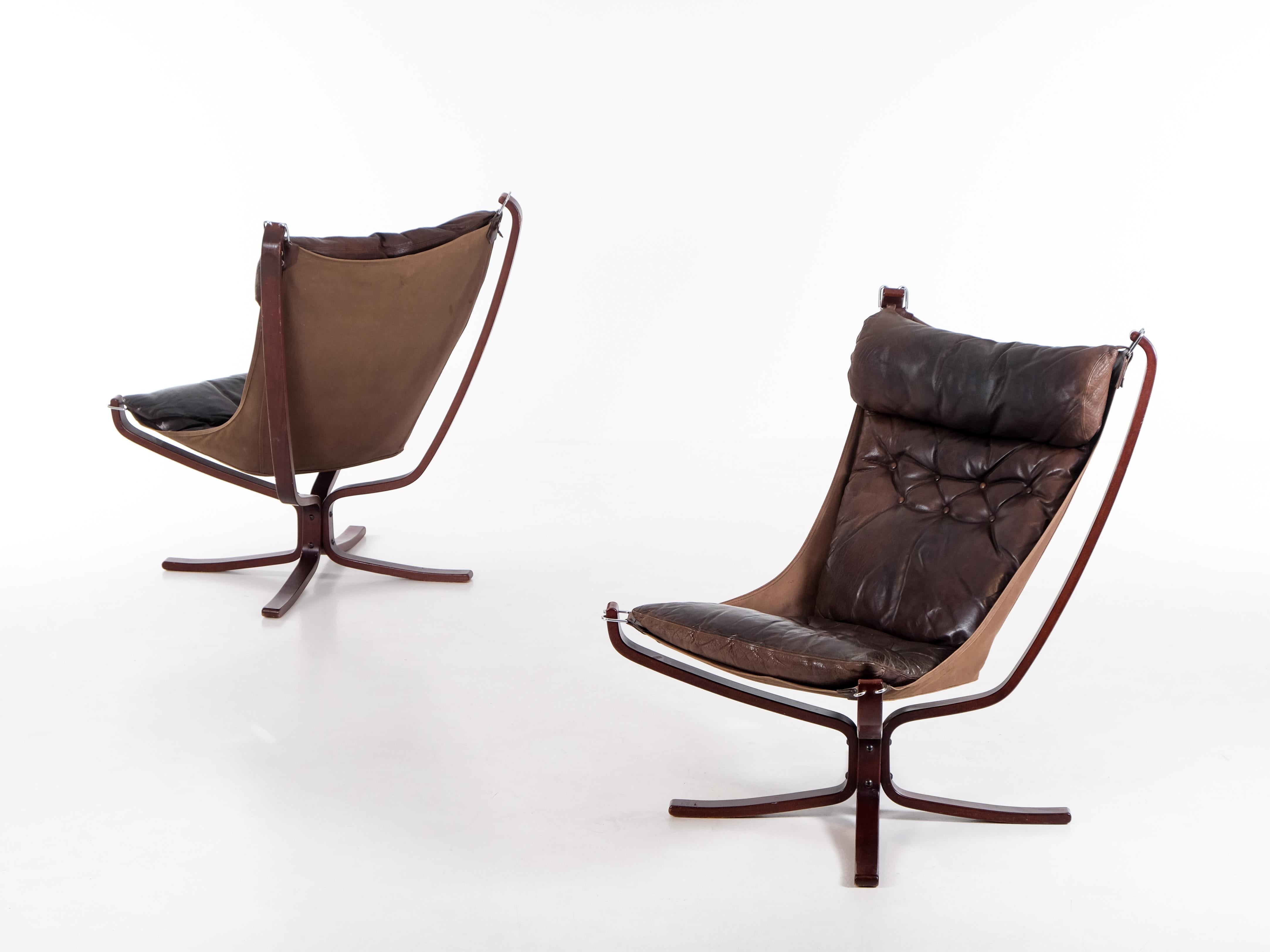 Norvegese Coppia di poltrone 
